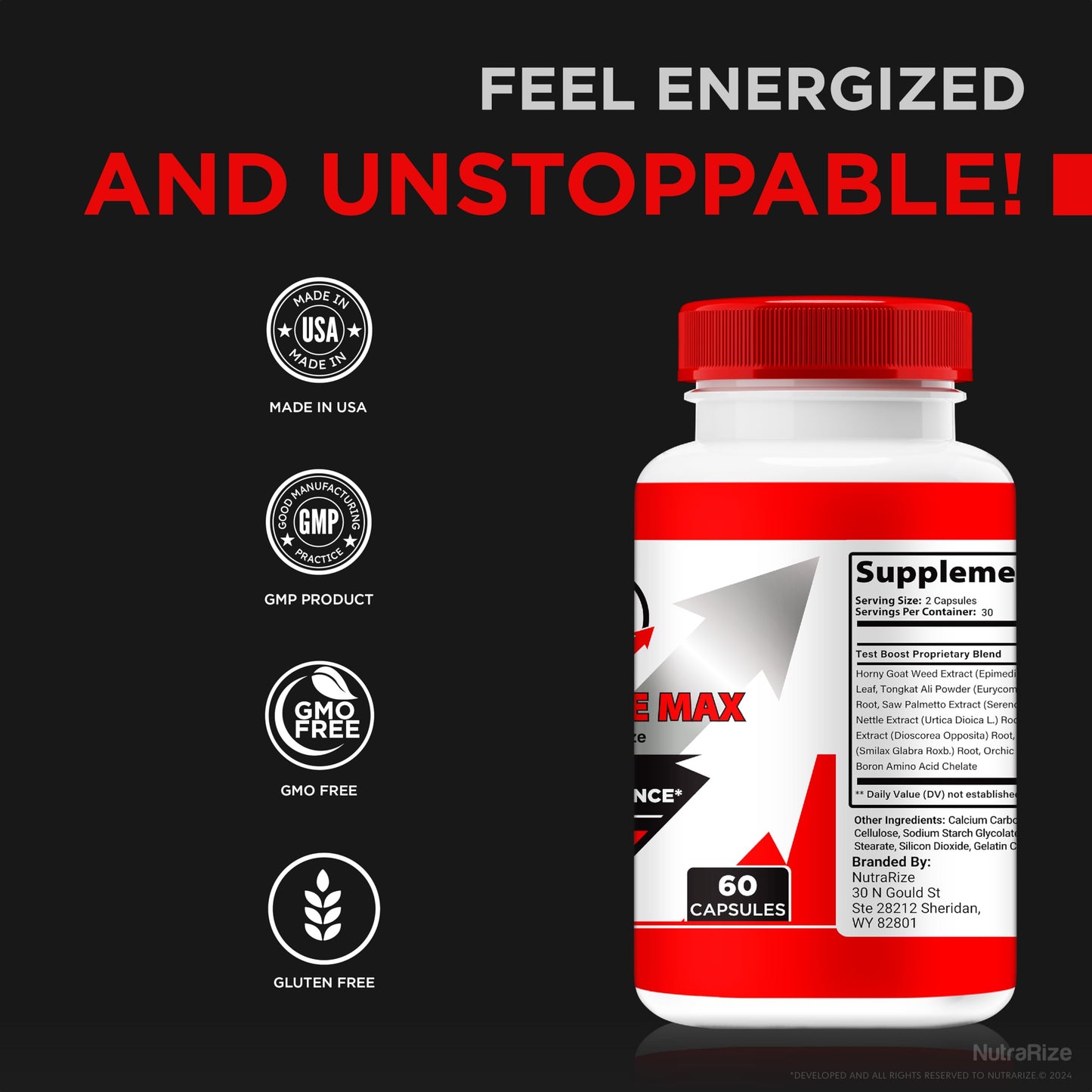NutraRize Fortirise Max 60 Capsules