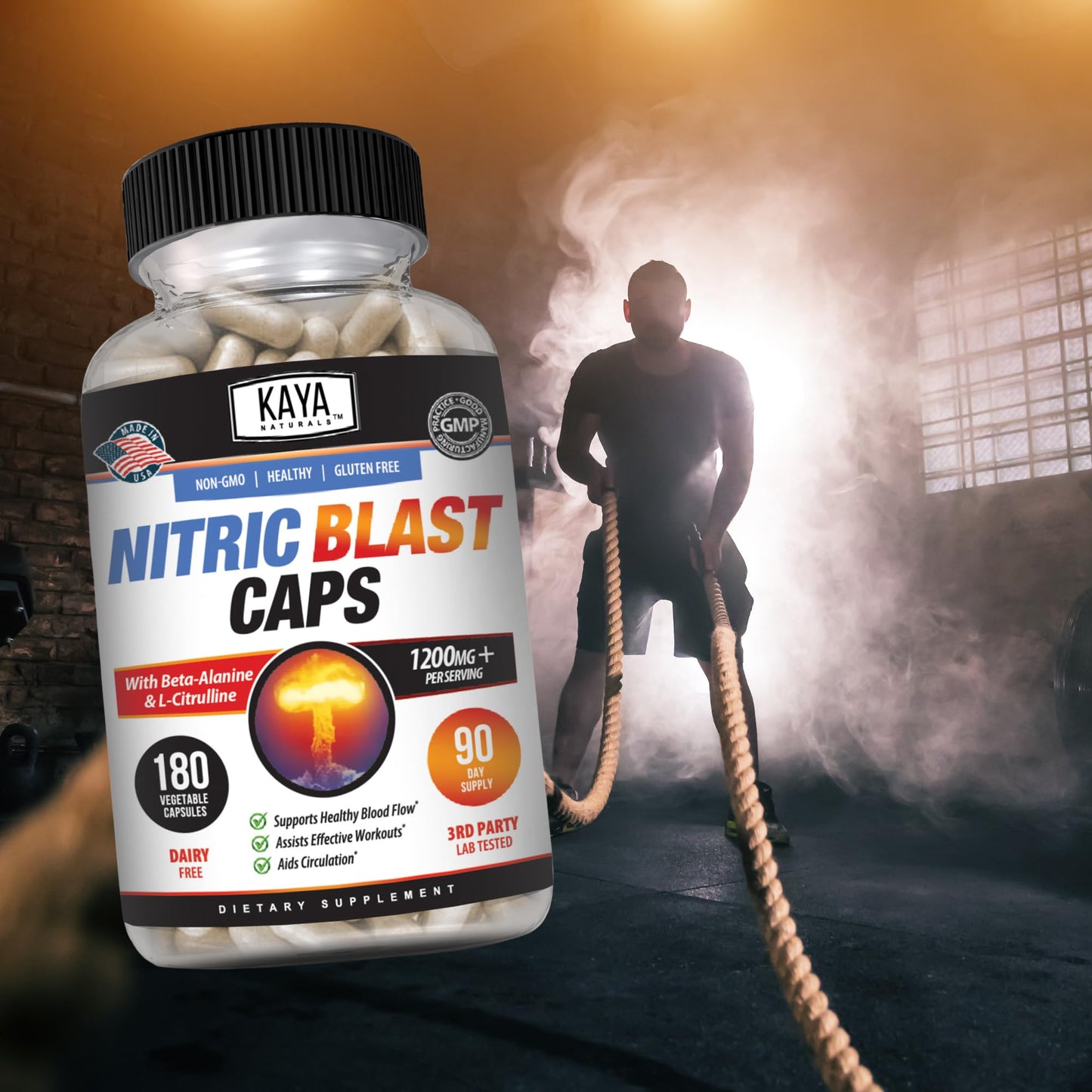 Kaya Naturals Nitric Blast Capsules 180
