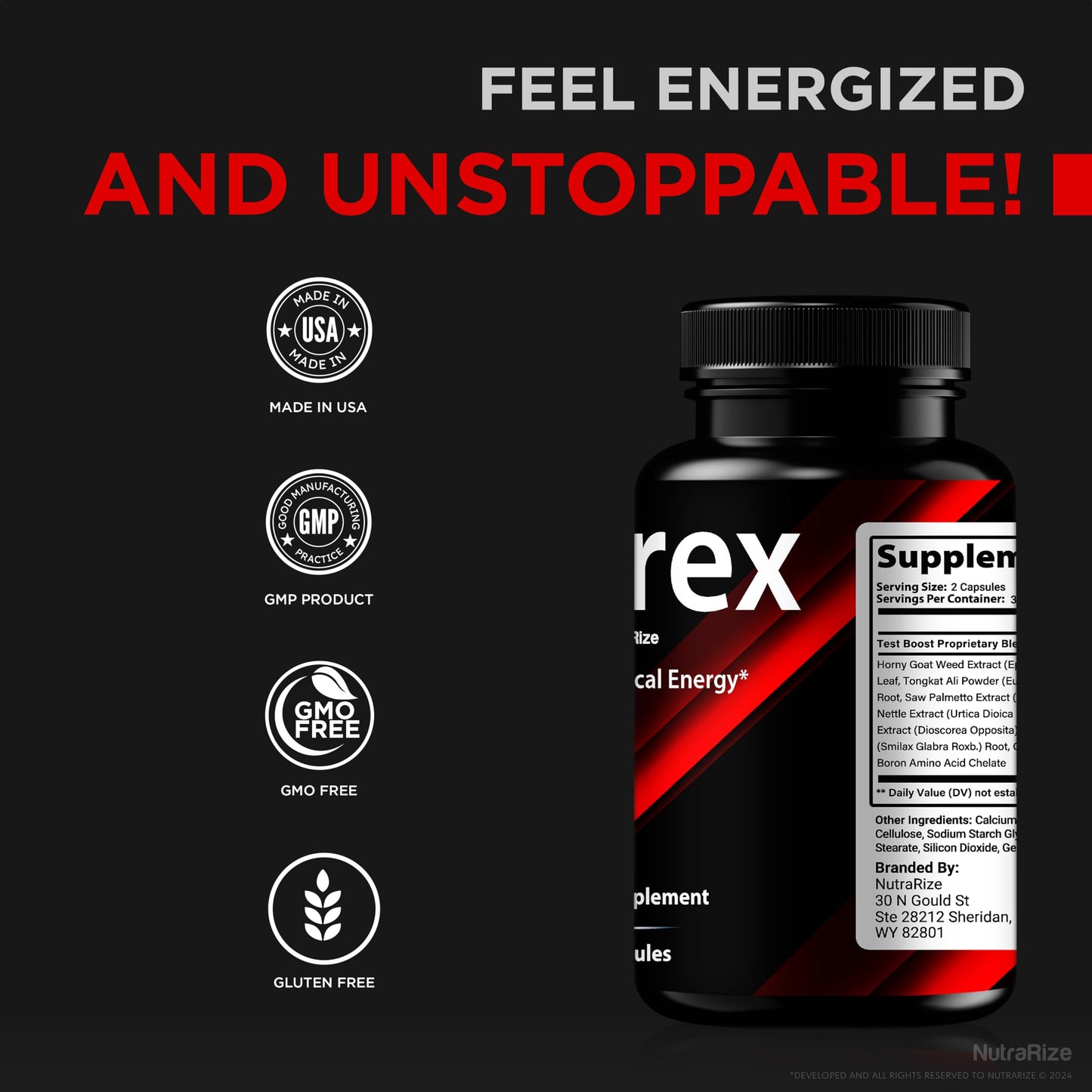 NutraRize Viarex 120 Capsules