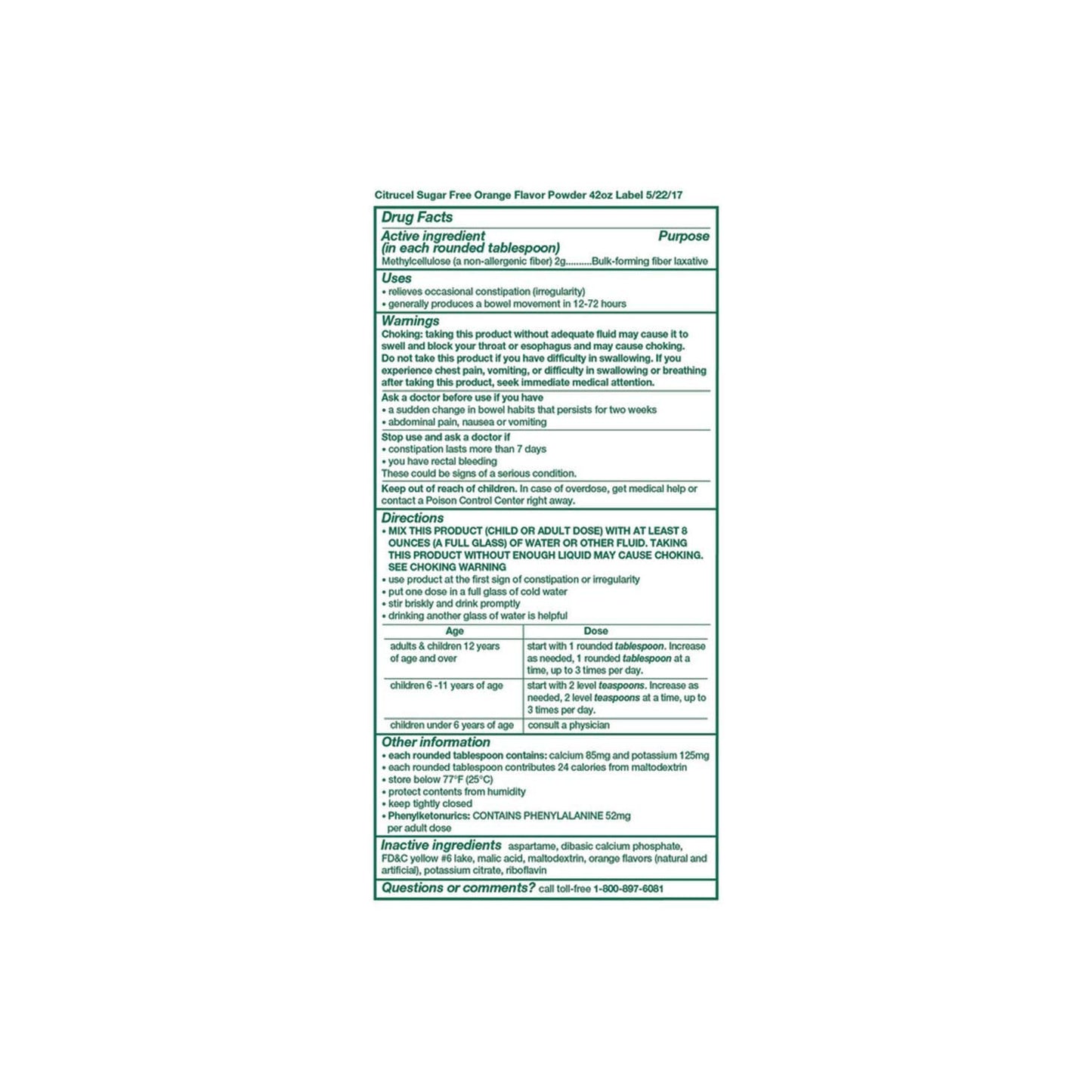 Citrucel Fiber Therapy for Regularity 500 Mg Caplets 240