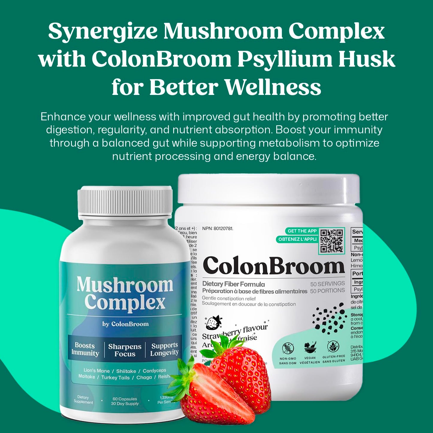 ColonBroom Mushroom Complex Capsule 60 Capsules