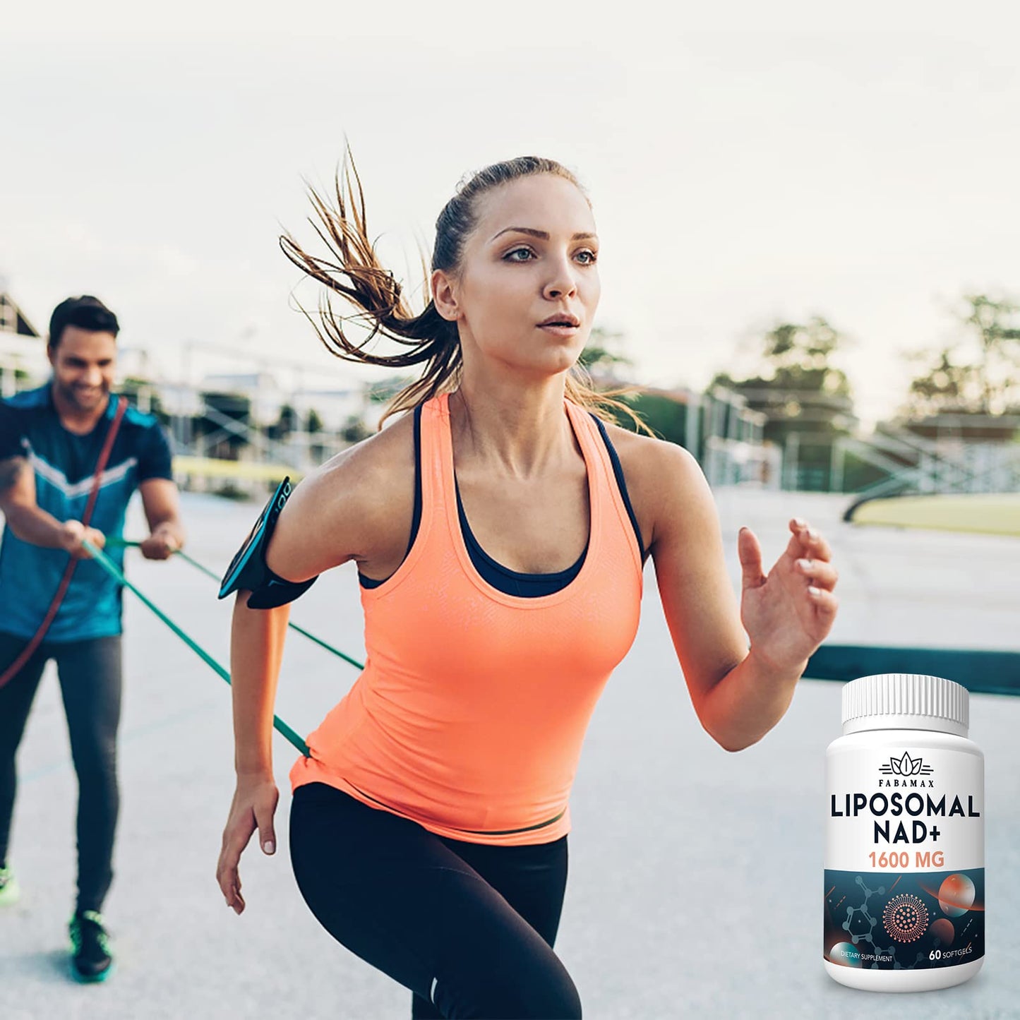 Fabamax Liposomal NAD+ Supplement 1600 mg, 60 Softgels