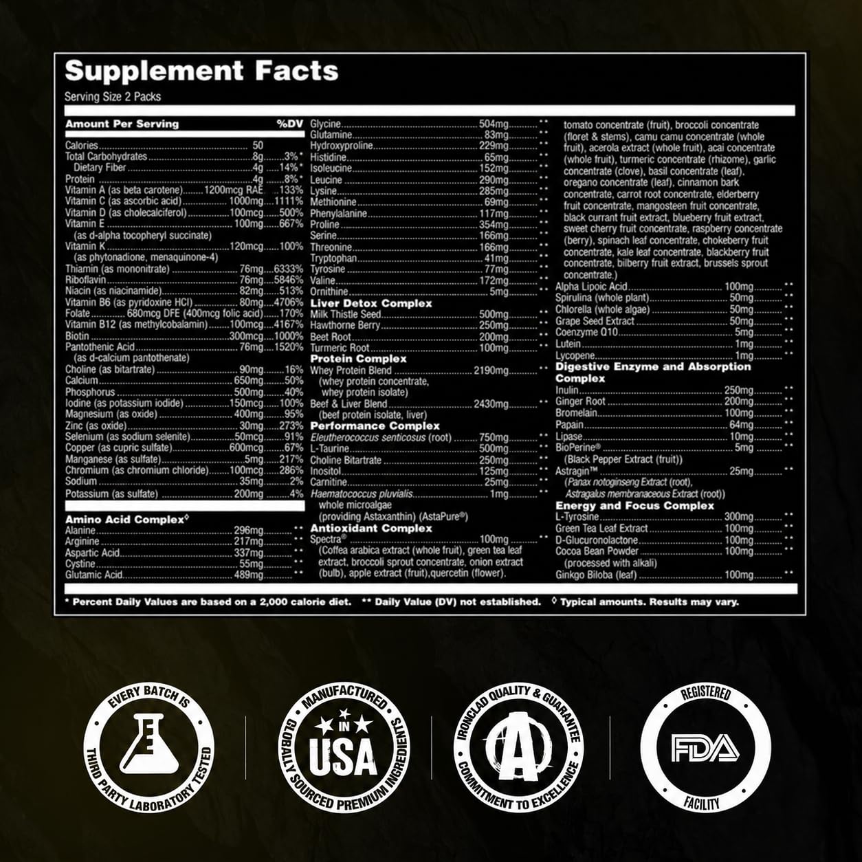 Animal Animal Pak 30 Tablets