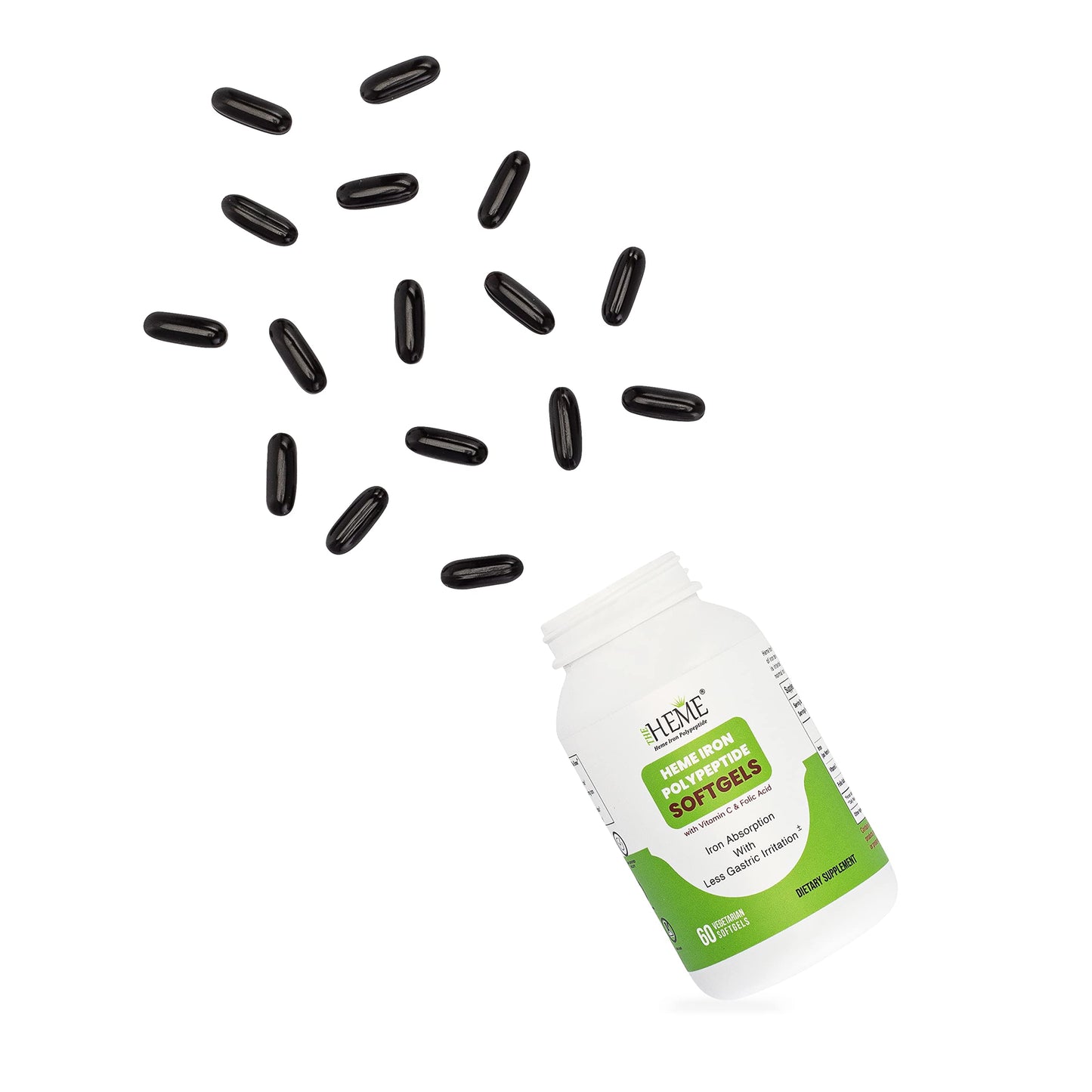Pharmvista Heme Iron Polypeptide Softgels 60 Count