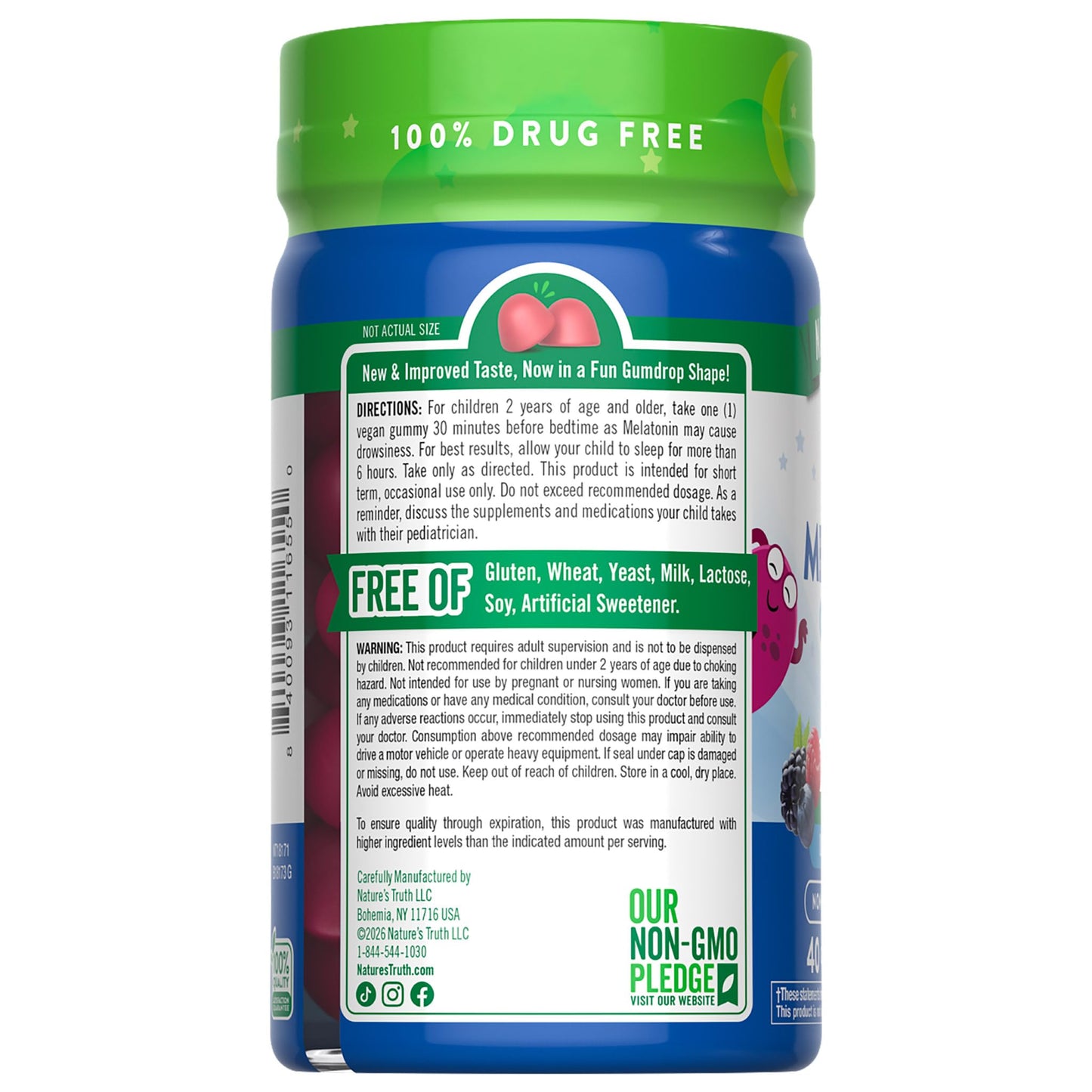 Nature's Truth Kids Melatonin Gummies 40 Count