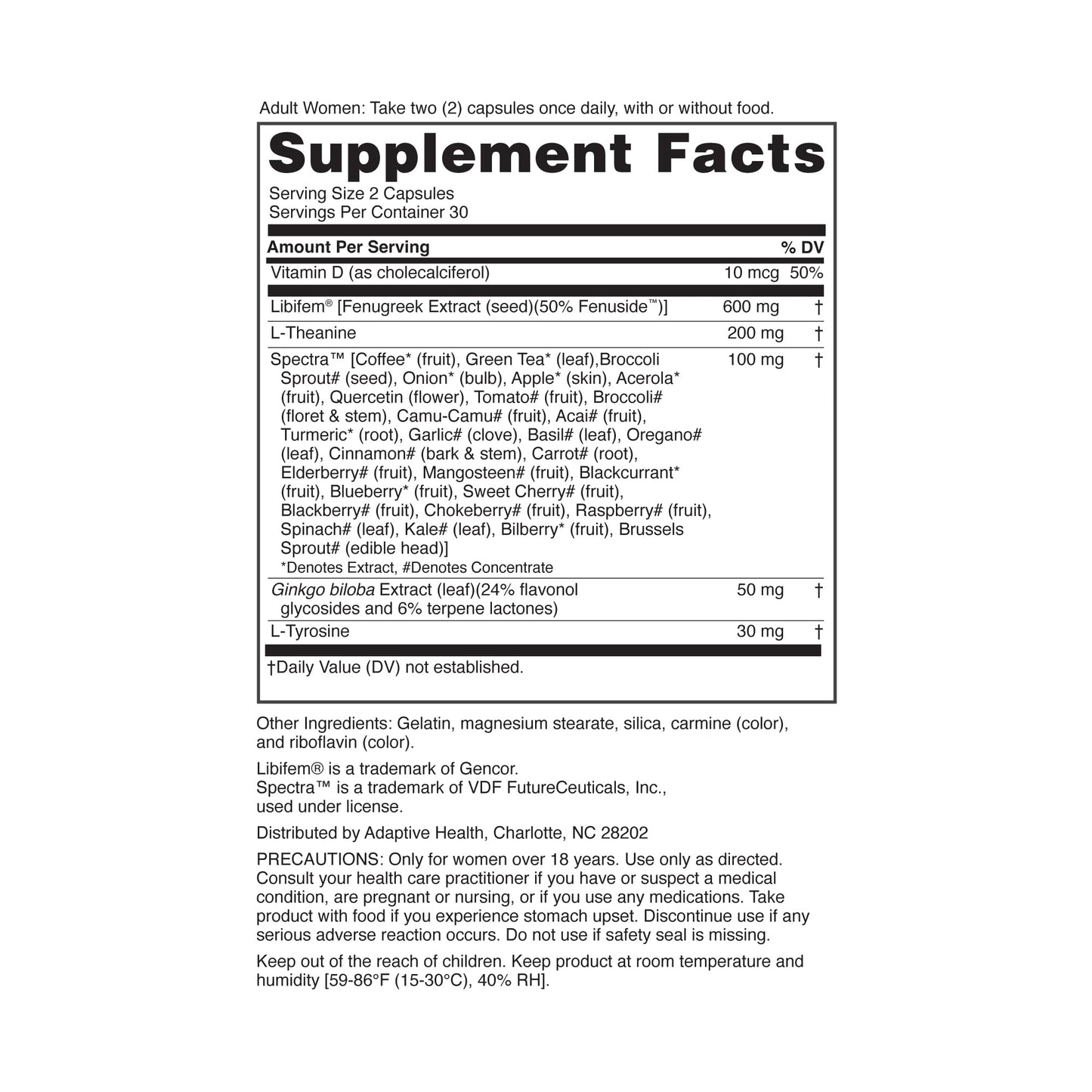 Nugenix Women's Libido Booster Supplement, 60 Capsules