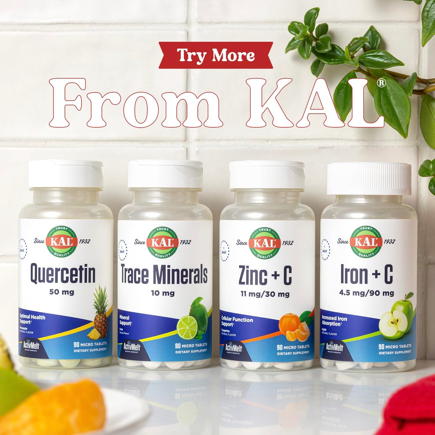 KAL Vitamin D-3 5000 IU ActivMelt 90 Tablets