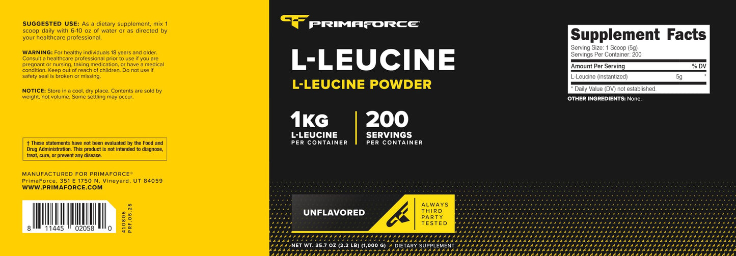 Primaforce L-Leucine Powder 35