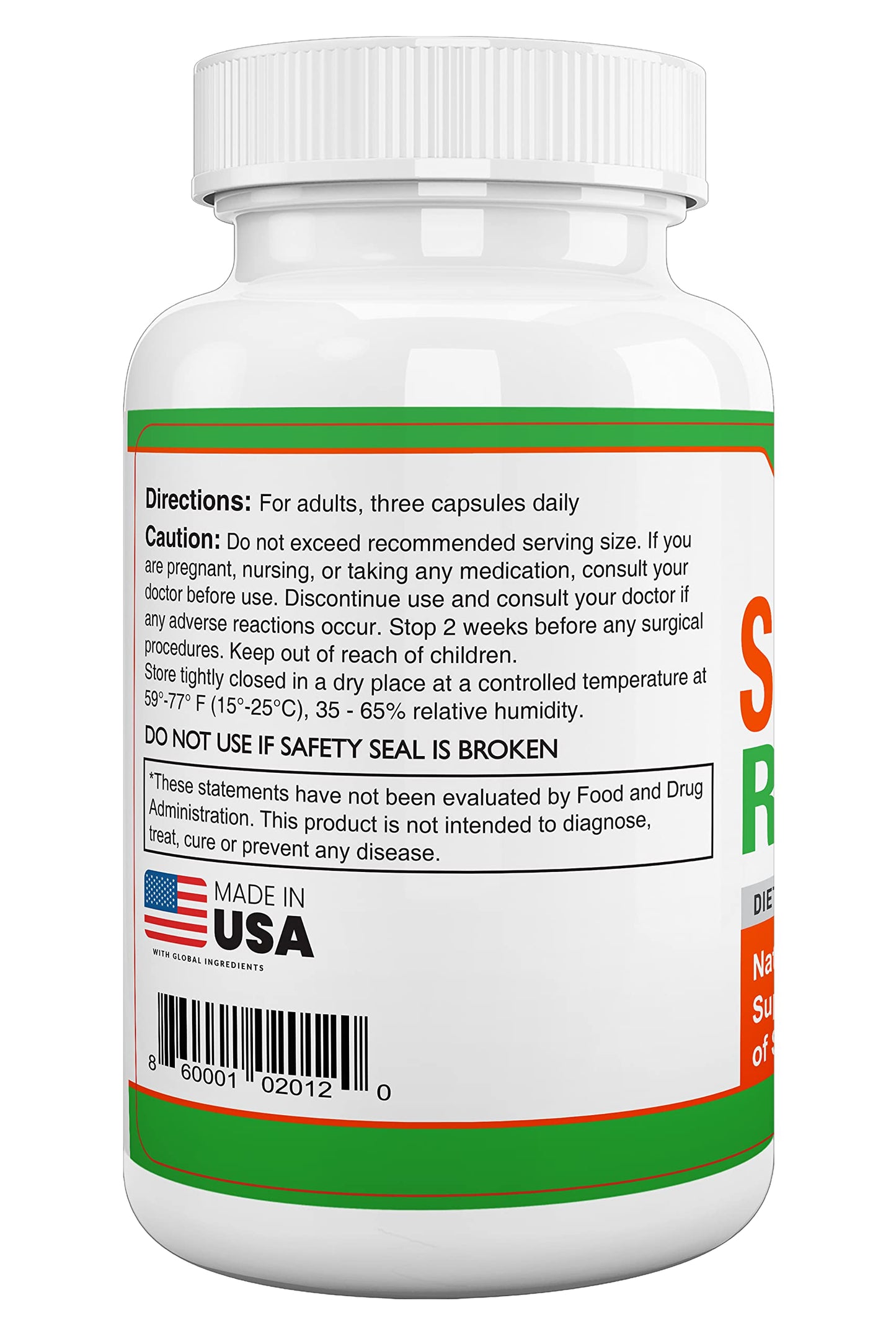 Spectra Vitamins Stress Relief for Adults Capsules 60 Count