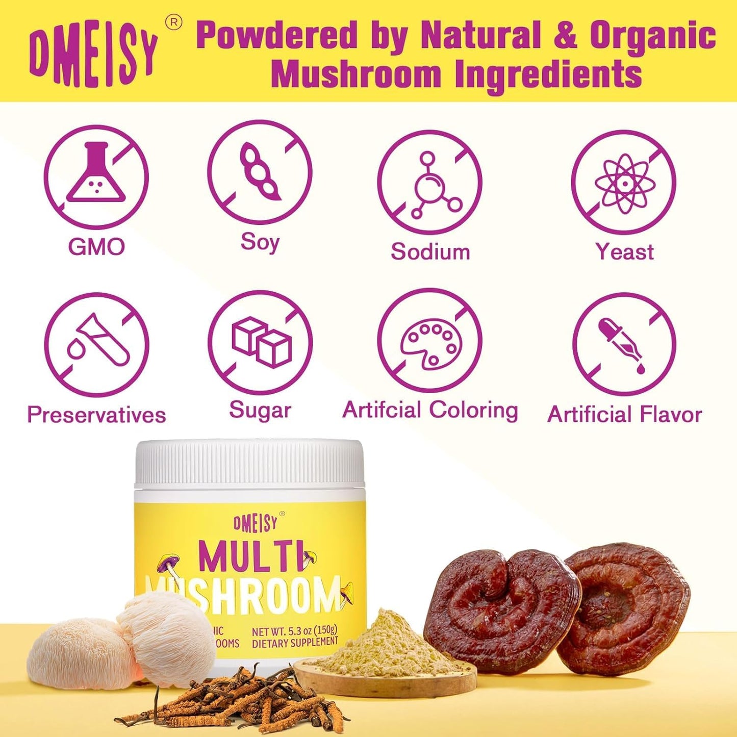 Dmeisy Mushroom Powder 5.3 oz
