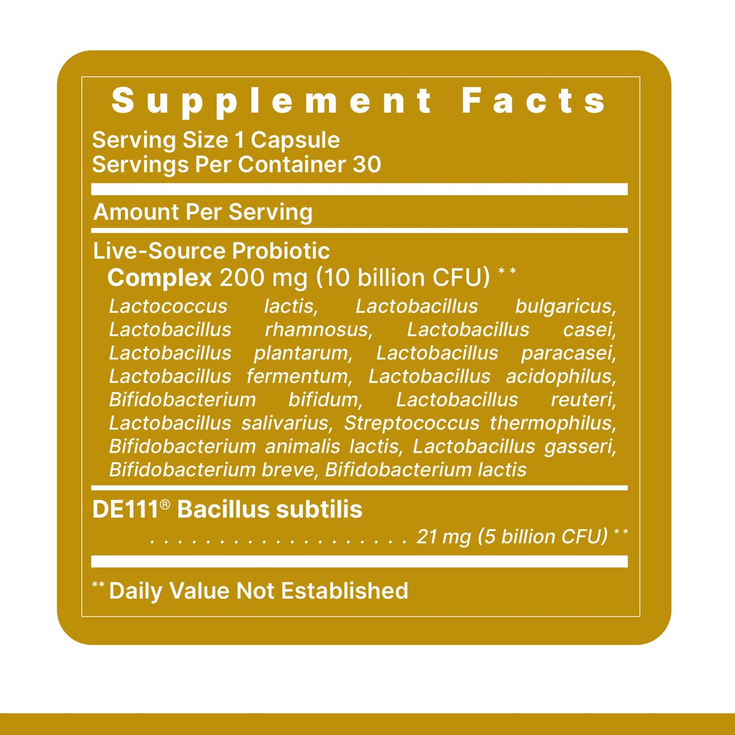 Premier Research Labs MicroBiome-18 Probiotics Capsule, 30 Count