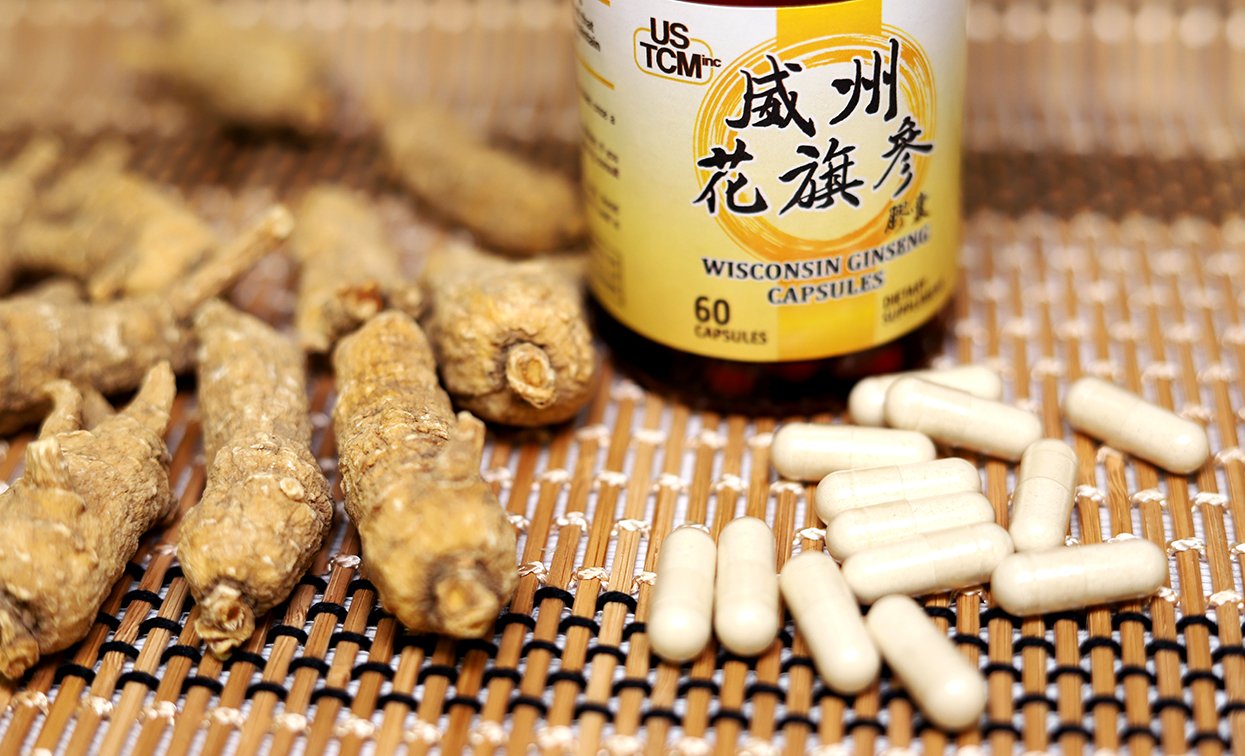 USTCM Wisconsin American Ginseng 60 Capsules