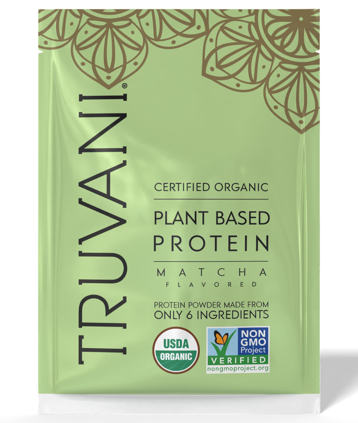 Truvani Organic Plant Based Protein Powder | Matcha | 1 Serving