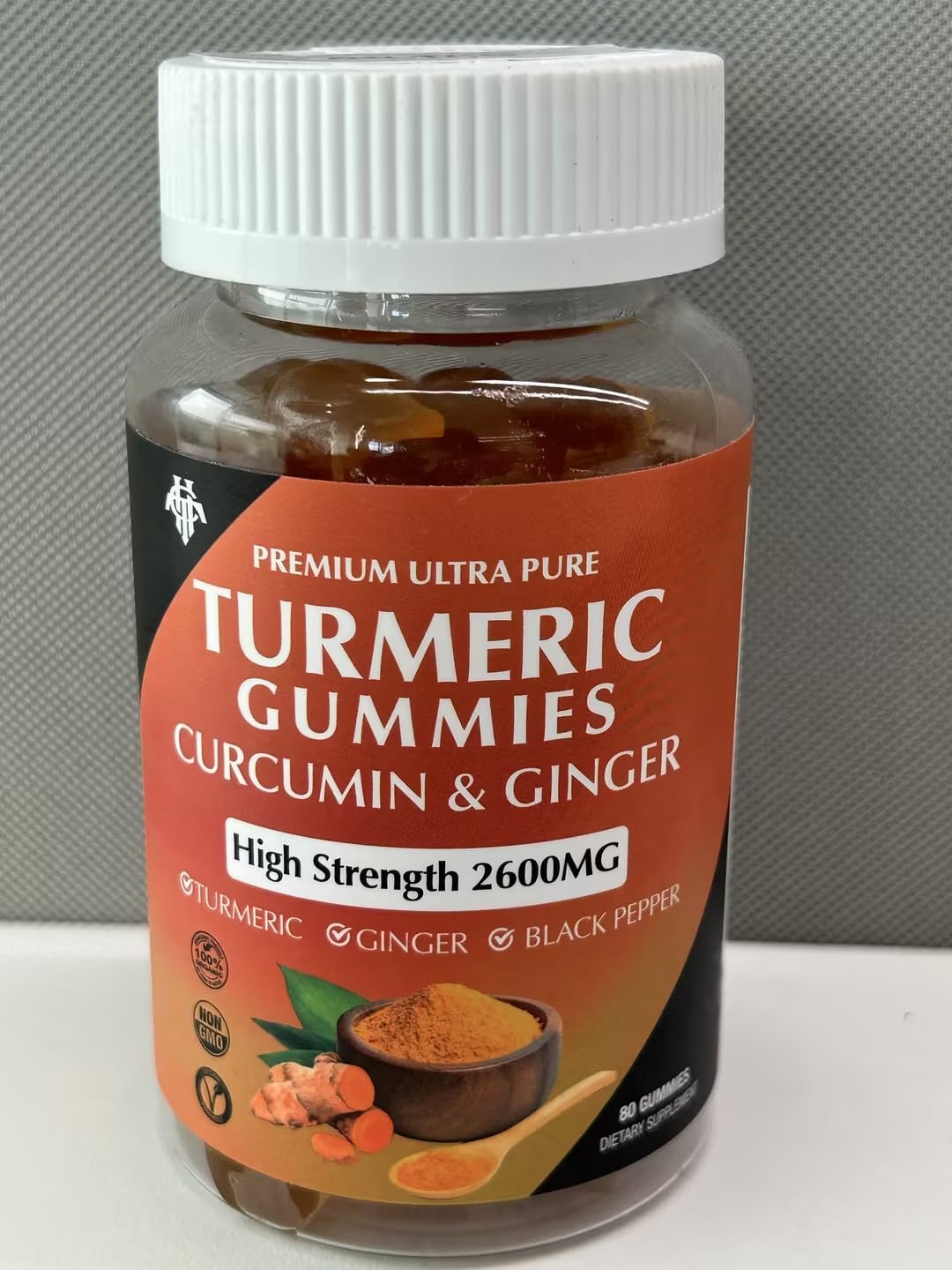 CHANUBITO Turmeric Curcumin Gummies 80 Count
