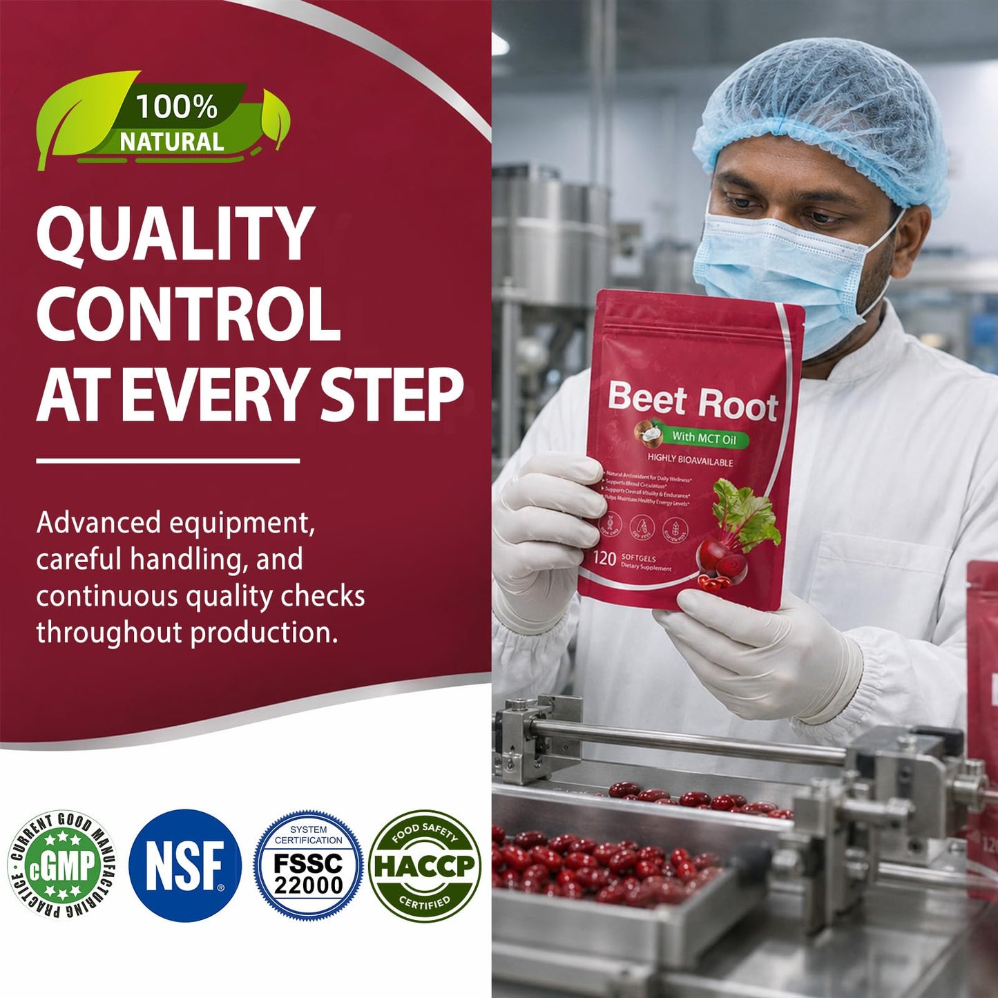 J&H Jasmine&Hyacinth Beet Root 20:1 Extract Softgels 120 Count