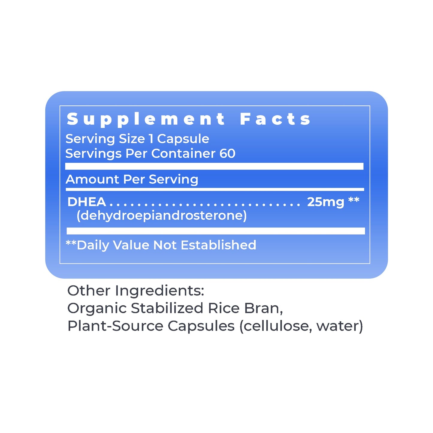 Premier Research Labs Premier DHEA 60 Capsules