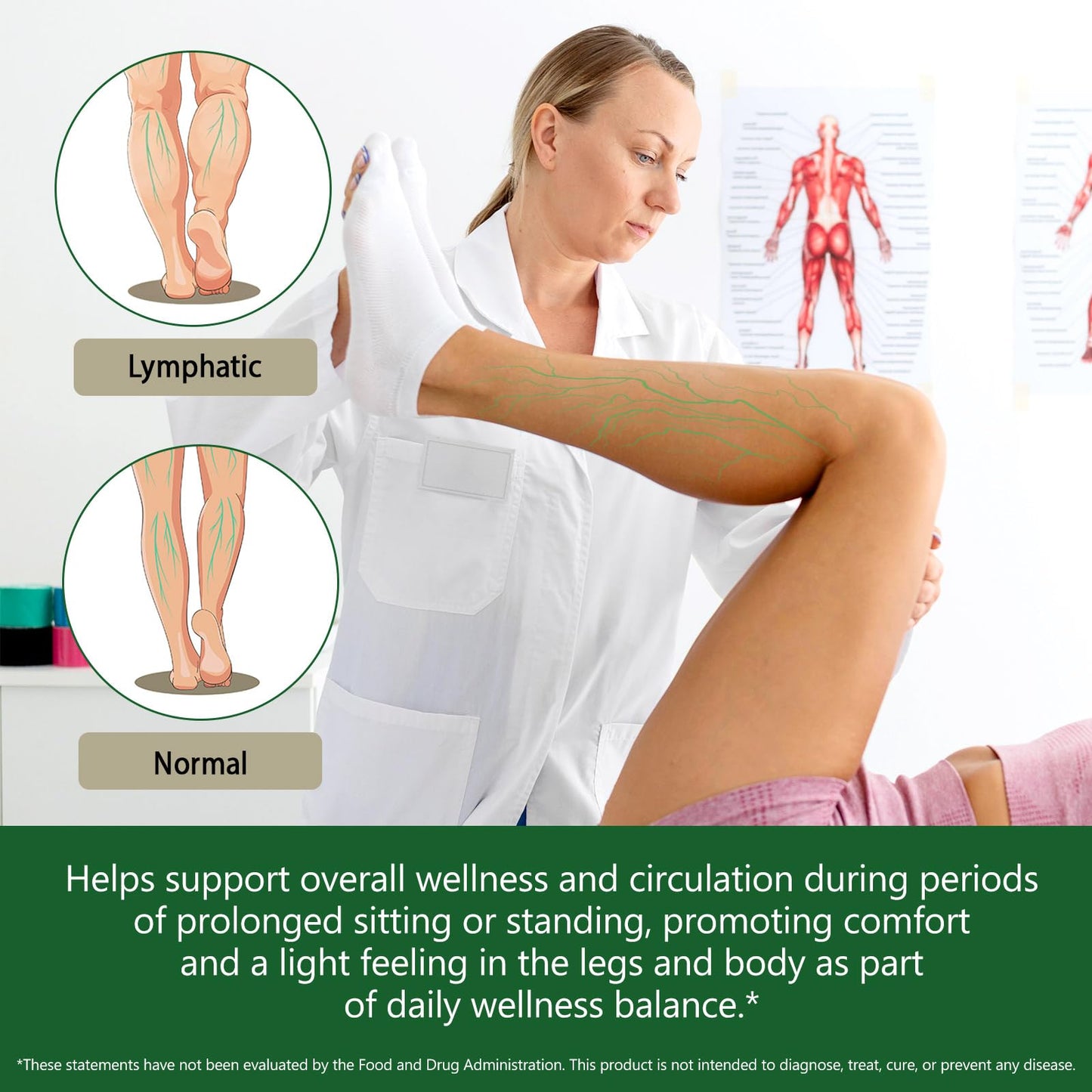 Bivinke Lymphatic Drainage Capsules, 120 Capsules