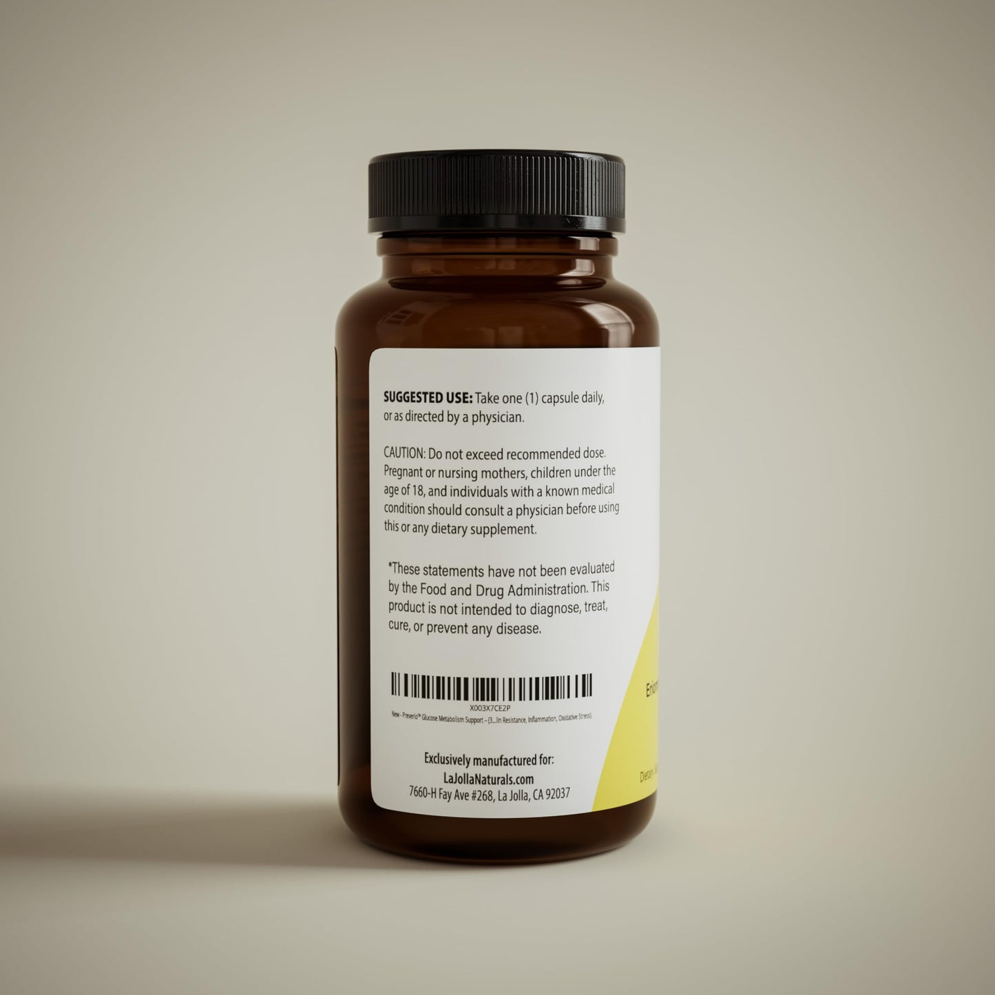 La Jolla Naturals Preverio Premium Eriomin Lemon Flavonoids and Citrus Bioflavonoids Supplement Capsule 1