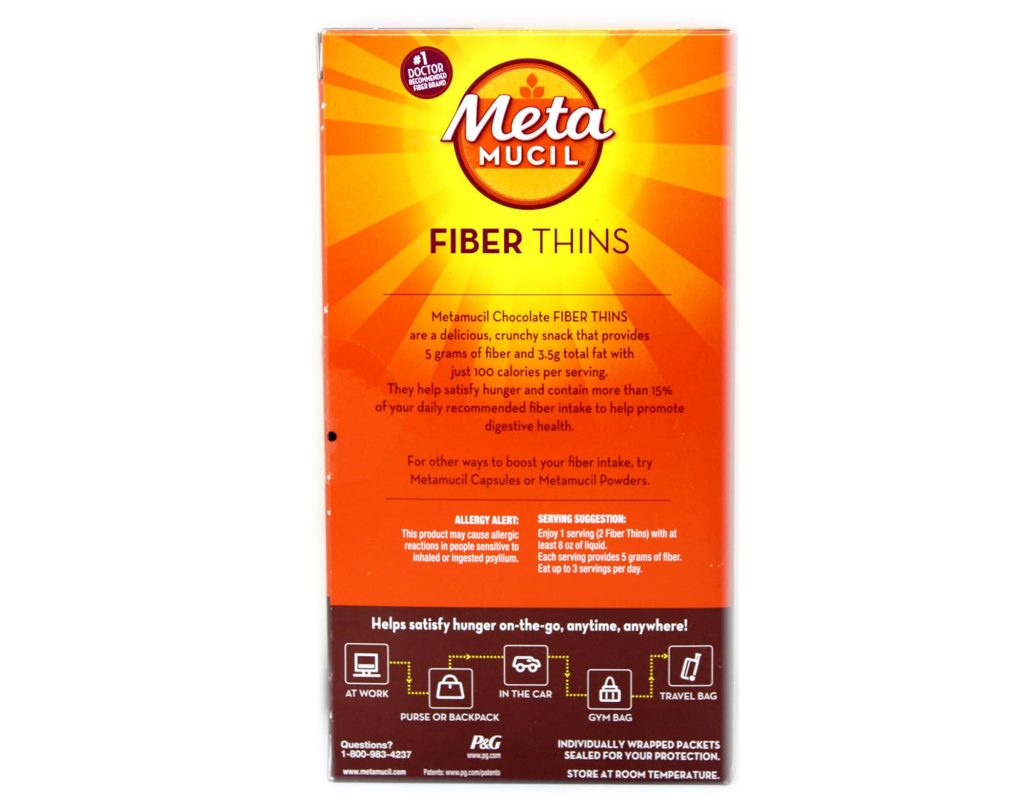 Metamucil Fiber Thins Caplets 9.3