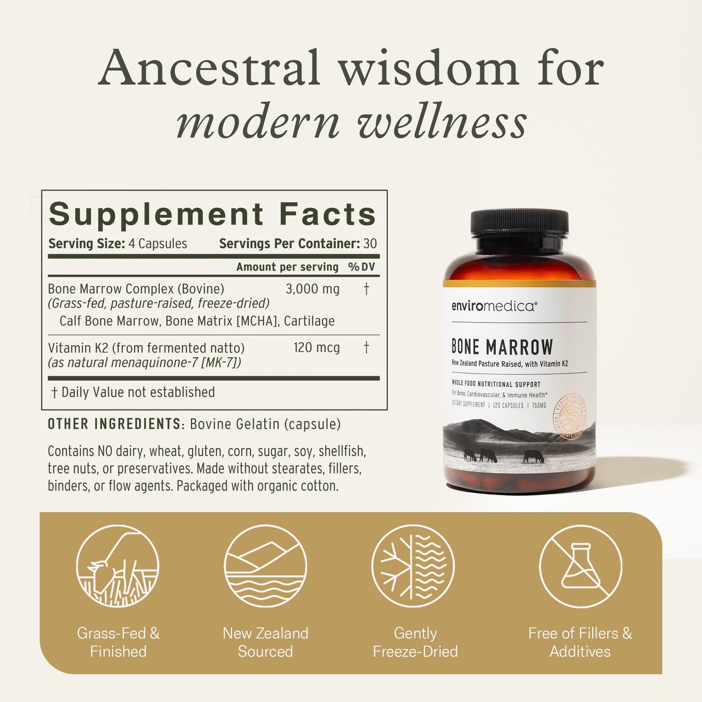 Enviromedica Bone Marrow Supplement Capsules 120 Capsules