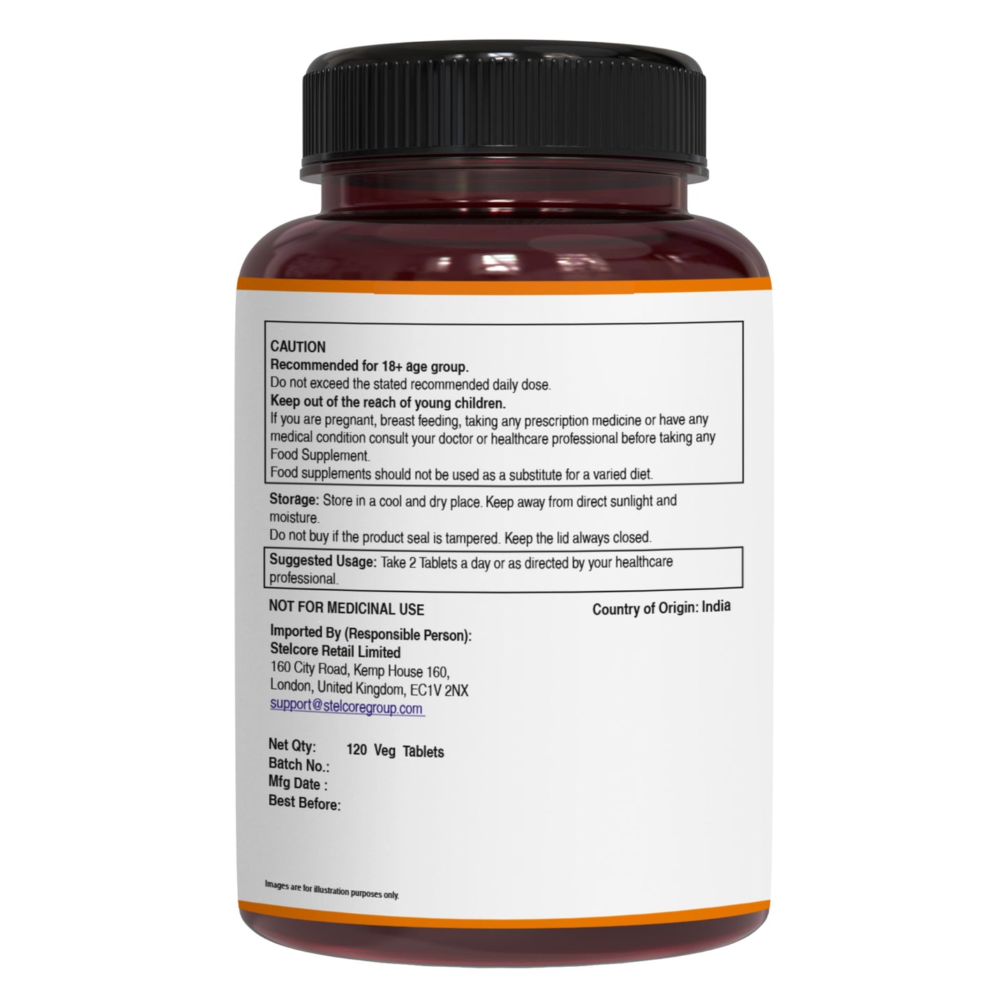 Pure Nutrition Natural Treasures Organic Moringa 1200mg Tablets, 120 Count