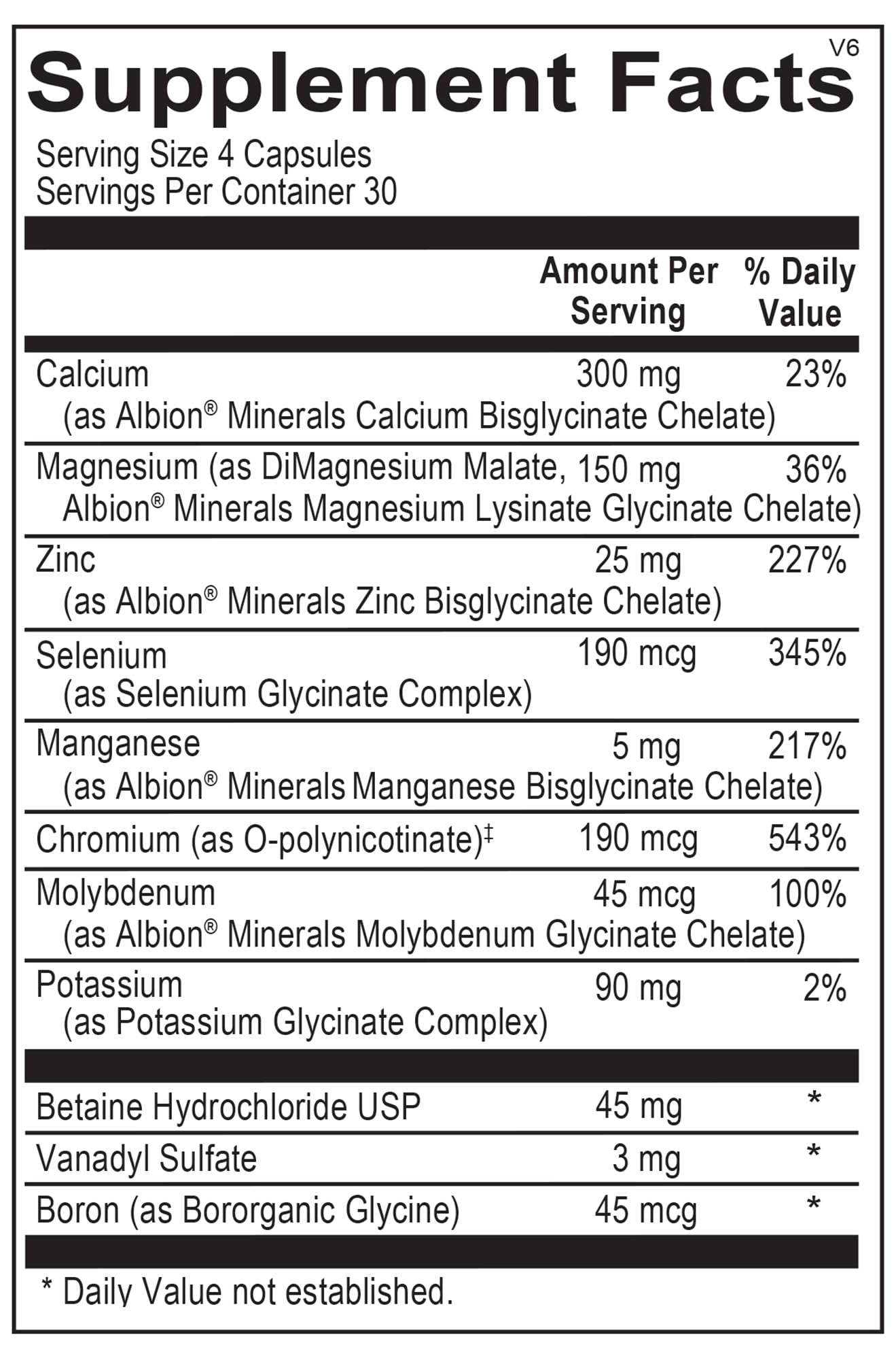 THE SOURCE MATTERS Multi-Rise Minerals Daily Multi-Mineral Supplement 120 Capsules