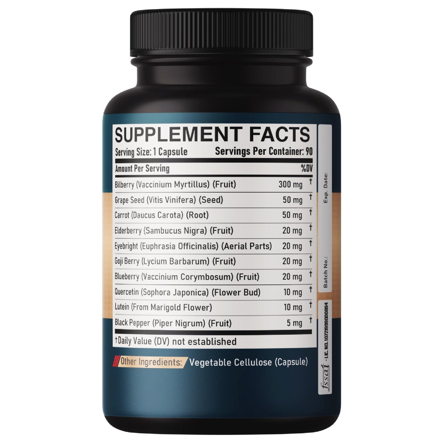 DEDICAD 10in1 Bilberry Extract for Eyes 90 Capsules