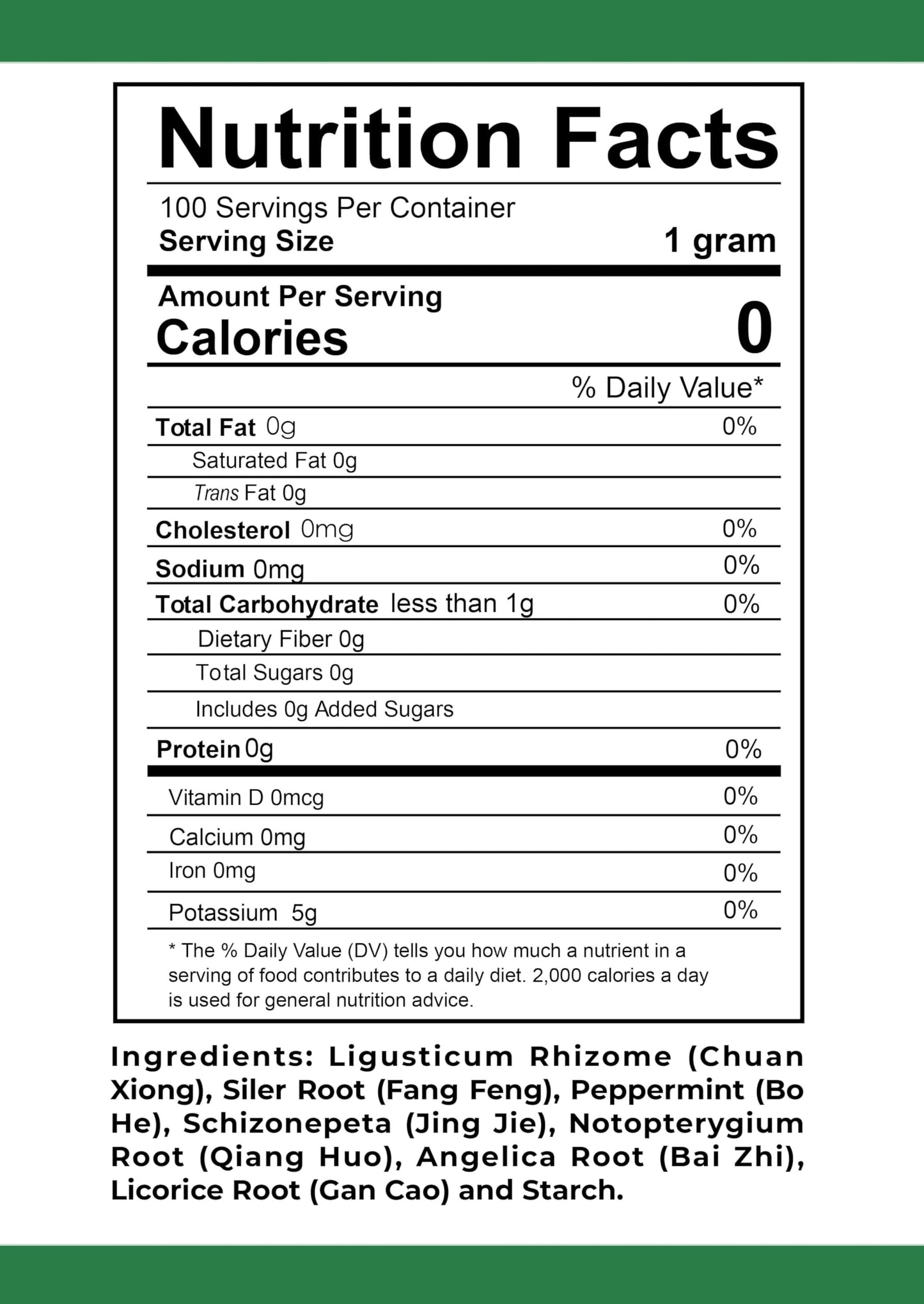 Health Herbal HH2021 Chuan Xiong Cha Tiao San/Cnifium & Tea Decoction Granule Powder 3.53