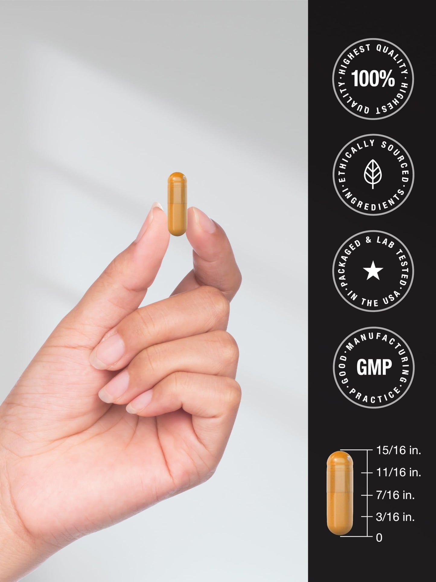 Horbäach Turmeric Curcumin with Black Pepper Capsules 150 Count