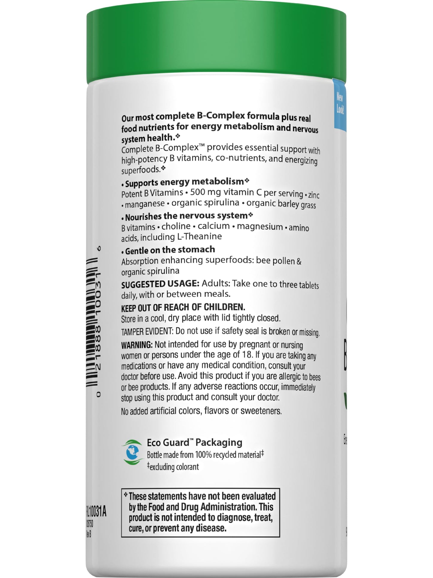 Rainbow Light Complete B-Complex Tablets 90 Count