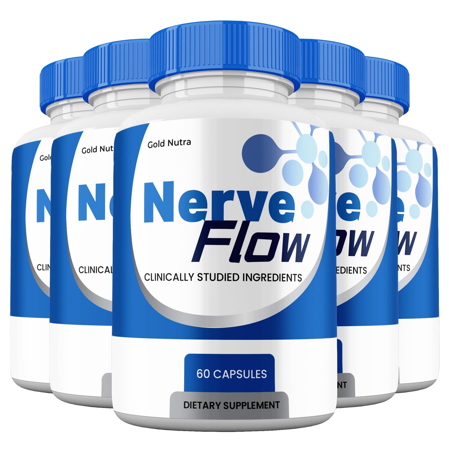 Gold Nutra Nerve Flow Capsules, 5 Capsules