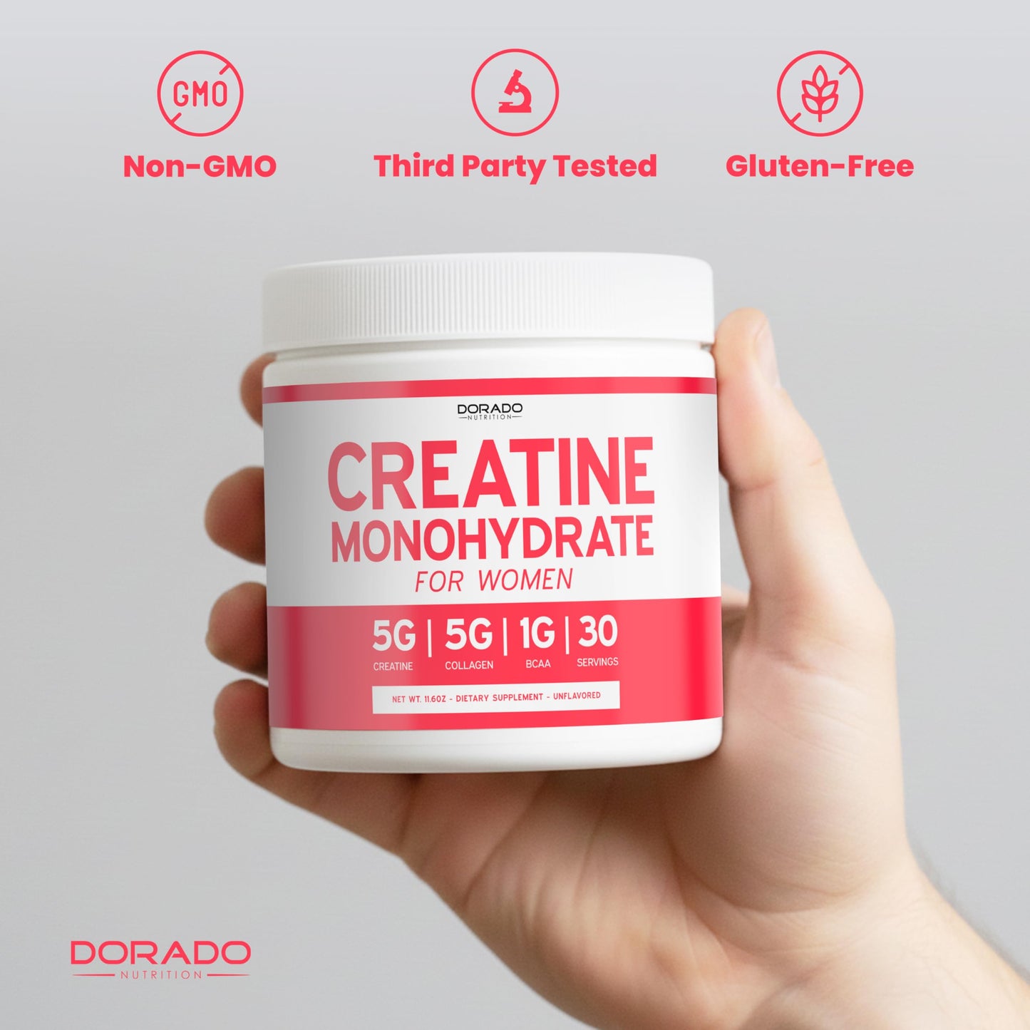 DORADO NUTRITION Creatine Monohydrate Powder 11.64 Ounce