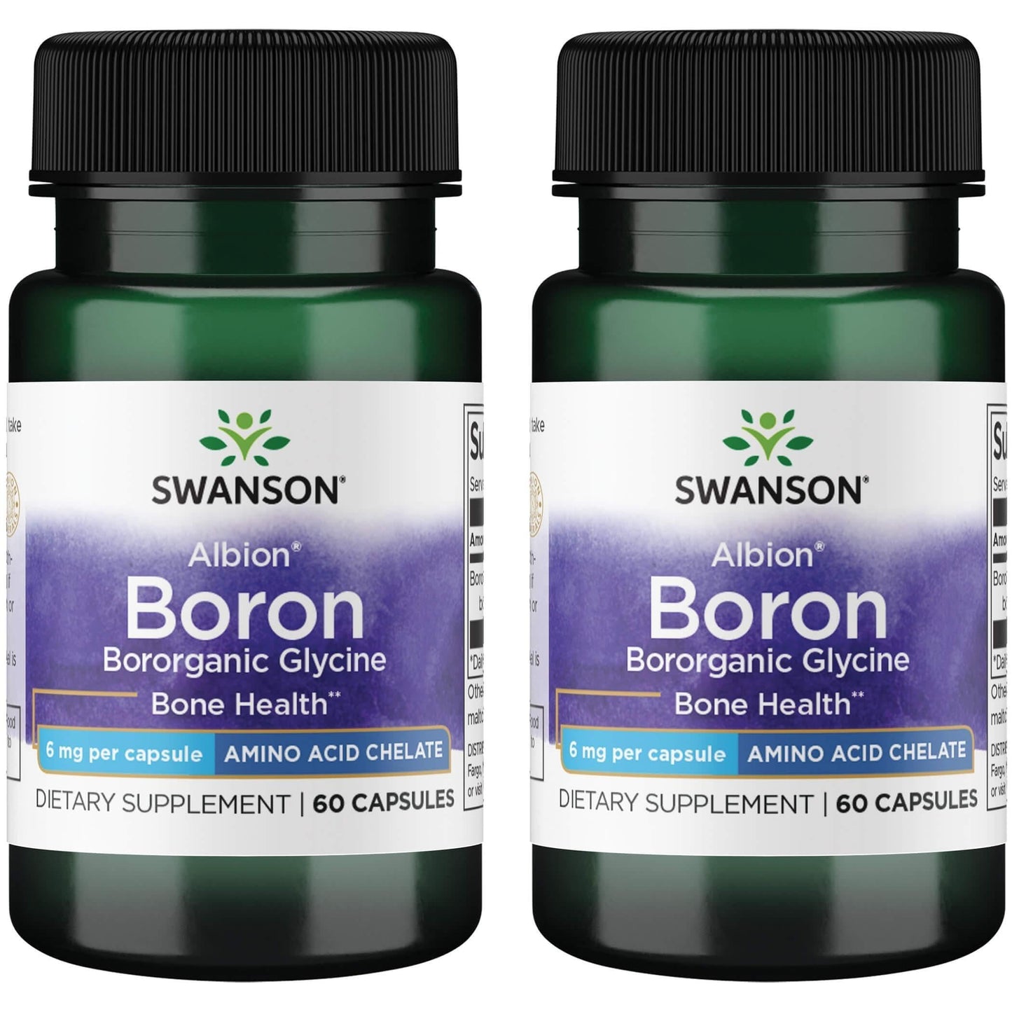 Swanson Boron from Albion - Boroganic Glycine Supplement Capsules 120 Capsules