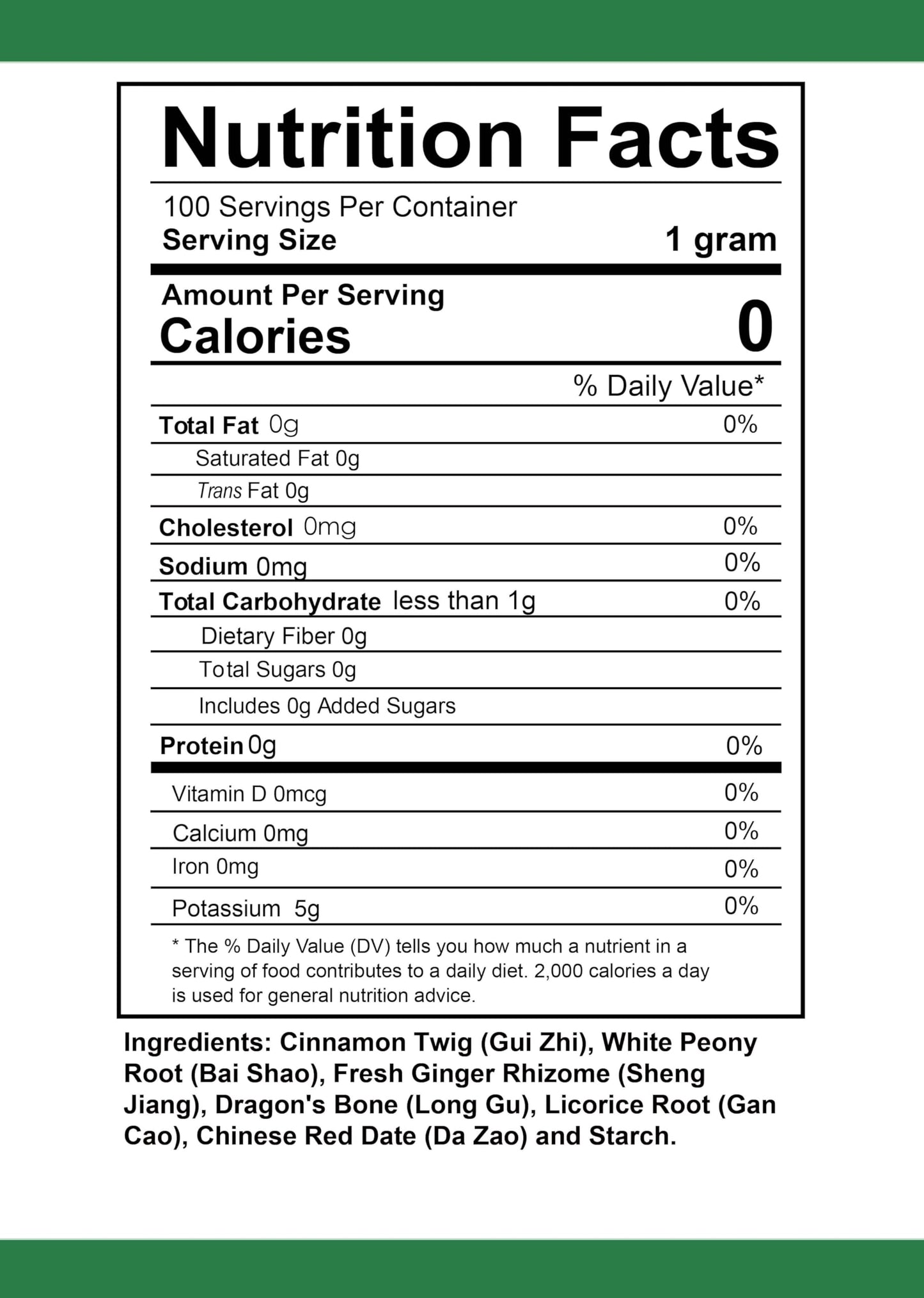 Health Herbal GUI Zhi Jia Long Gu Mu Li Tang Cinnamon & Dragon Bone Decoction Powder 3.53