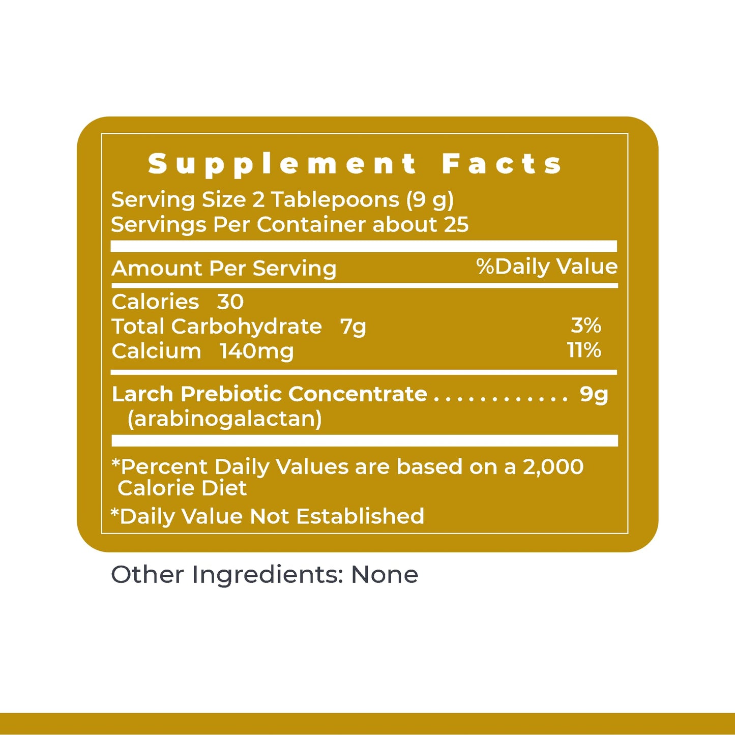 Premier Research Labs Galactan Larch Arabinogalactan Powder, Prebiotic Fiber for Gut Health, with Calcium, 8 oz