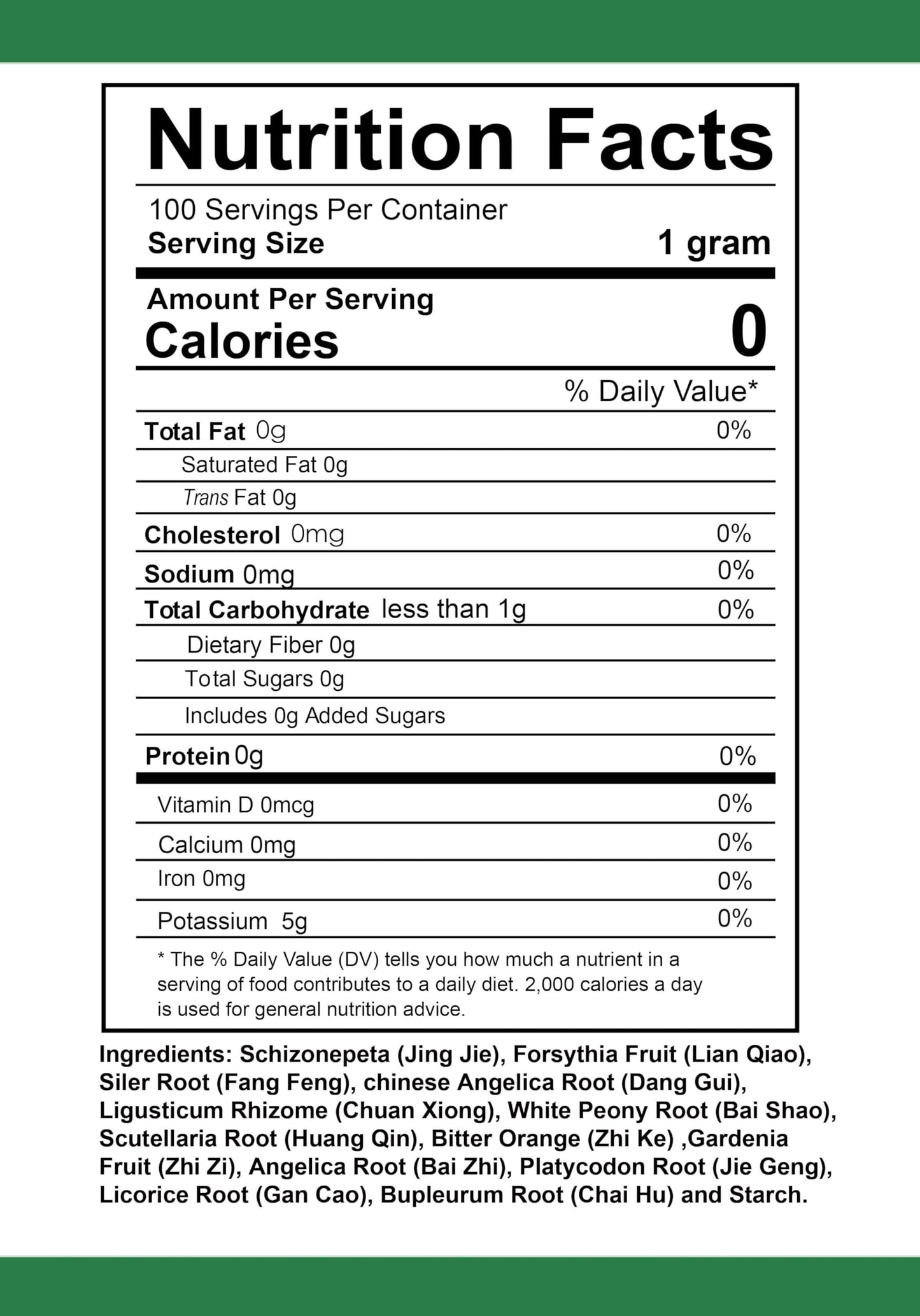 Health Herbal Jing Jie Lian Qiao Tang/Schizonepeta & Forsythia Decoction Powder 3.53