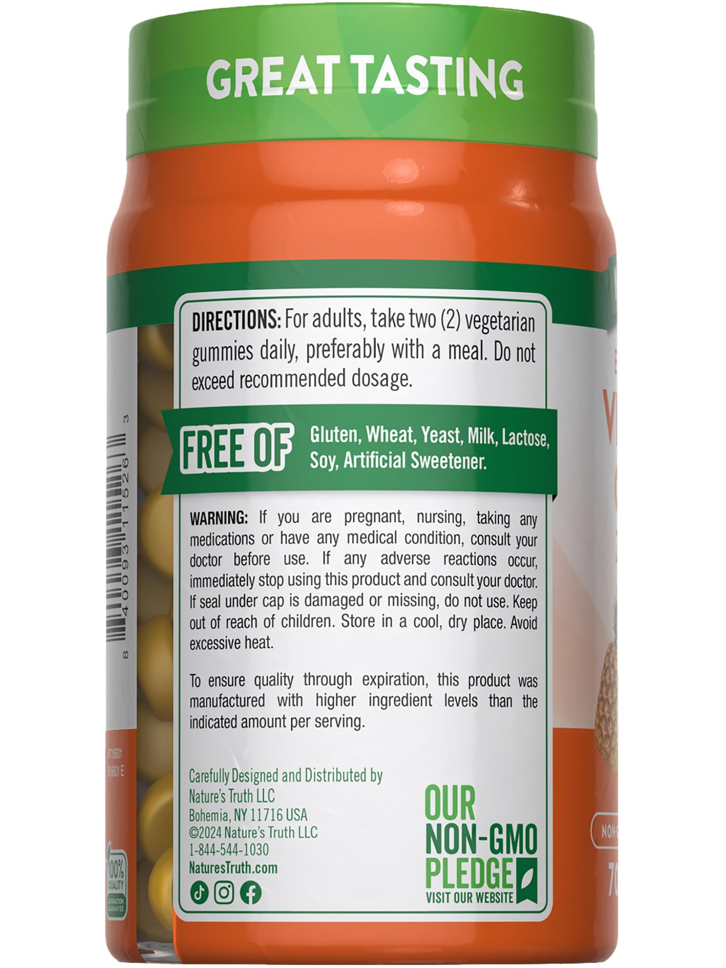 Nature's Truth Vitamin D3 Gummies 70 Count