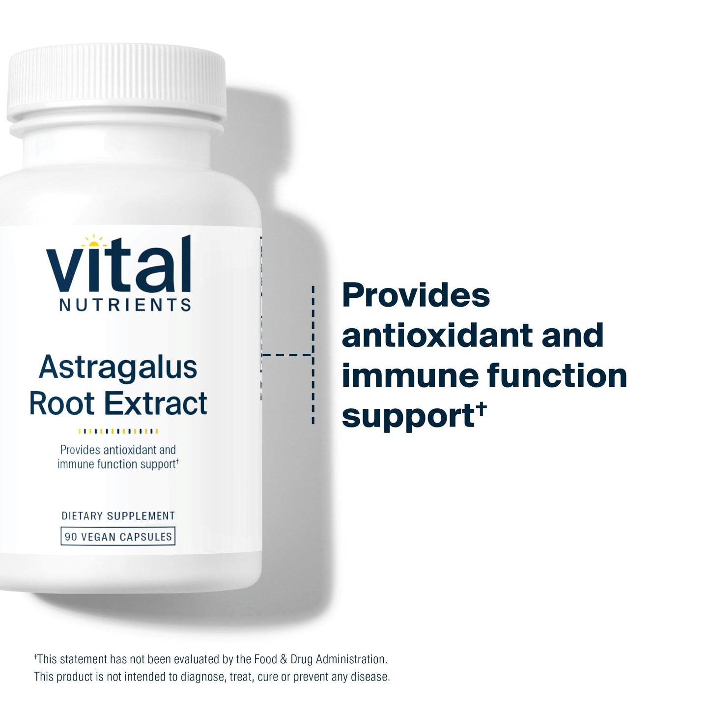 Vital Nutrients Astragalus Root Extract Capsule 90 Count