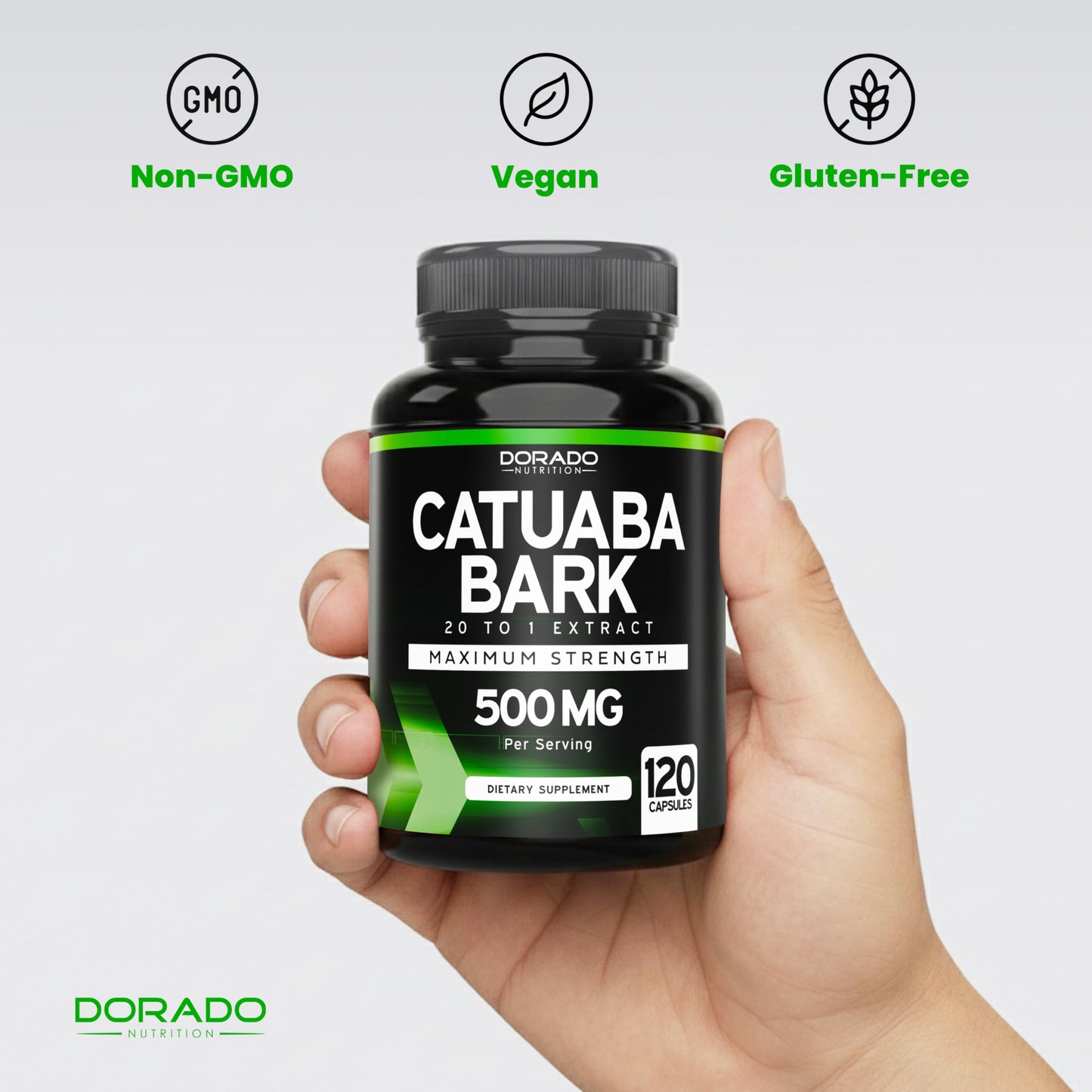 DORADO NUTRITION Catuaba Bark Extract Capsule 120 Count