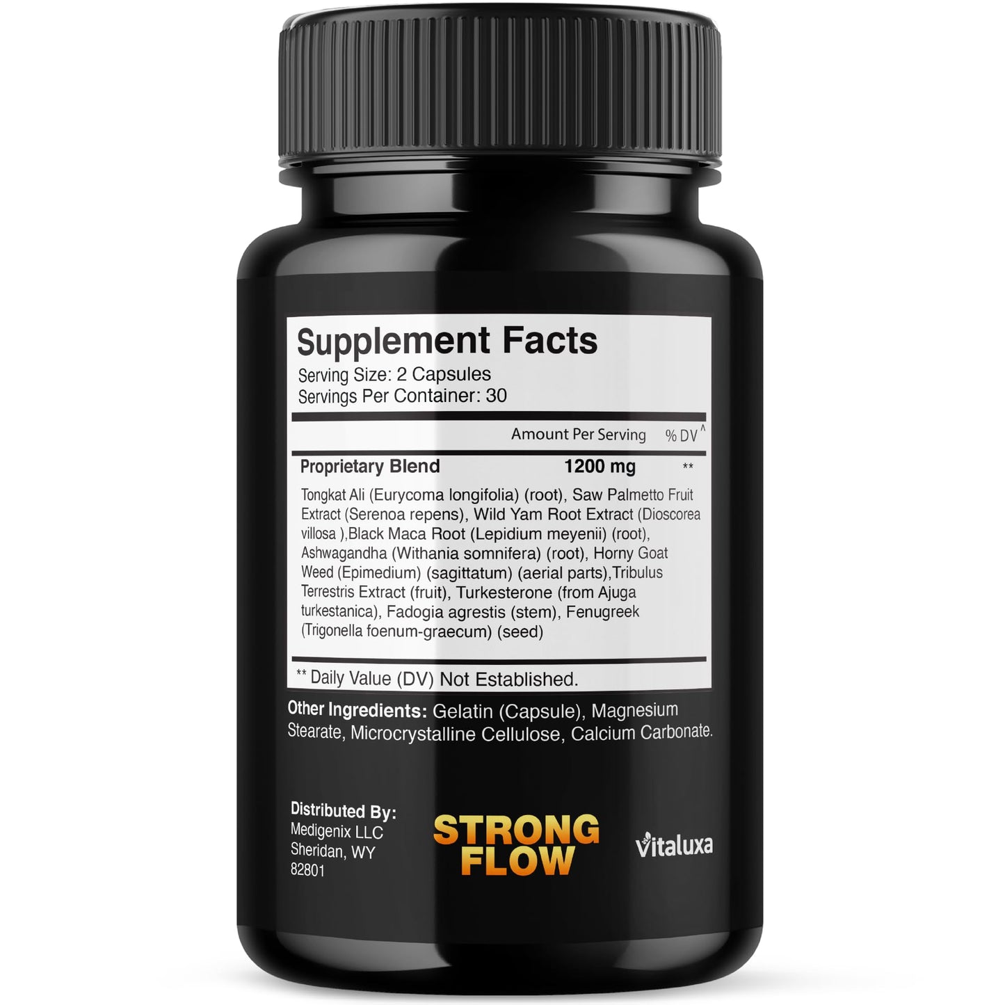 Vitaluxa Strong Flow Capsules, 60 Count