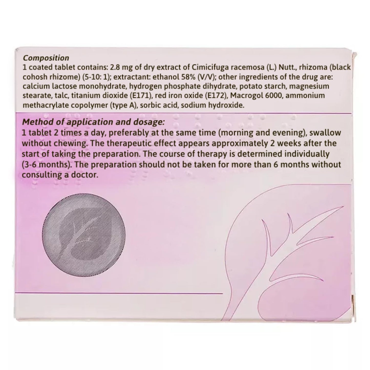 Generic Klimadynon 2,8 mg 60 Tablets