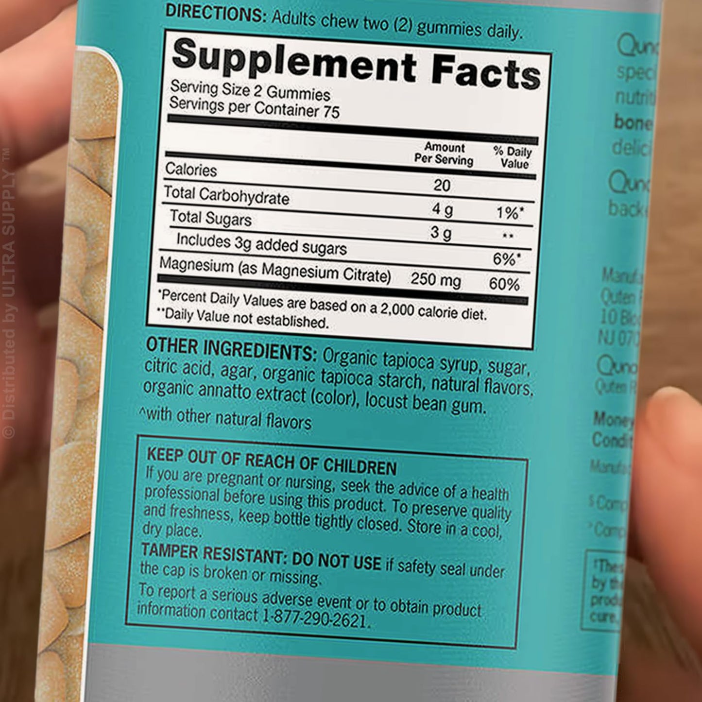 Generic Magnesium Citrate Gummies 250 mg, 150 Count