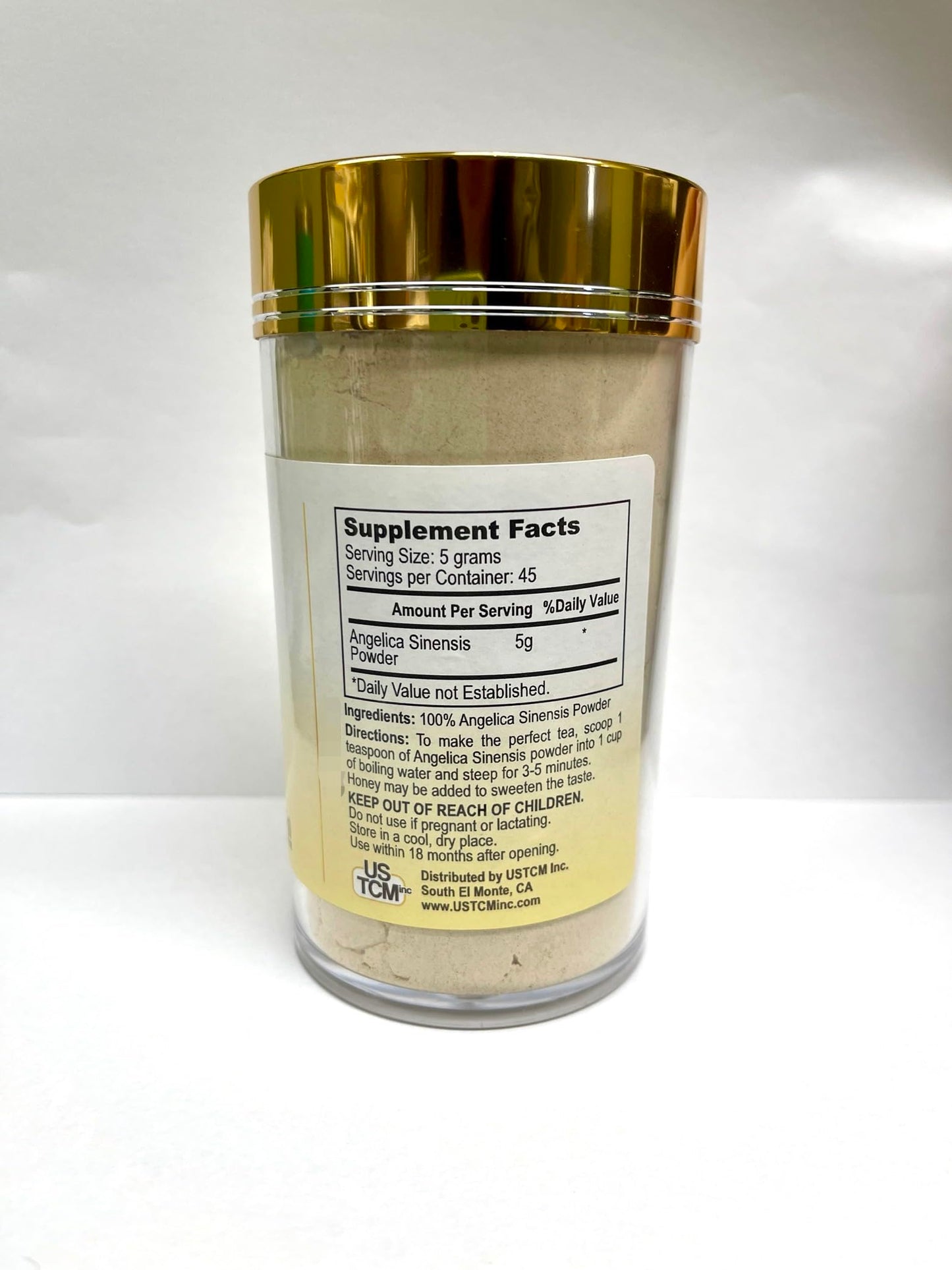 USTCM Angelica Sinensis Powder, 8oz, 1 Count