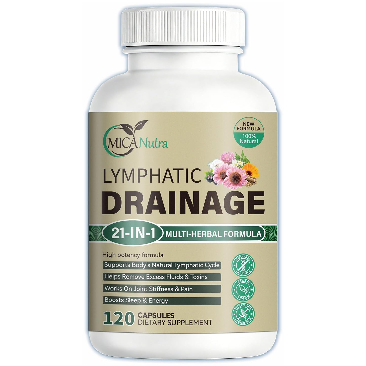 MicaNutra Liposome Lymphatic Drainage Capsule, 1 Count