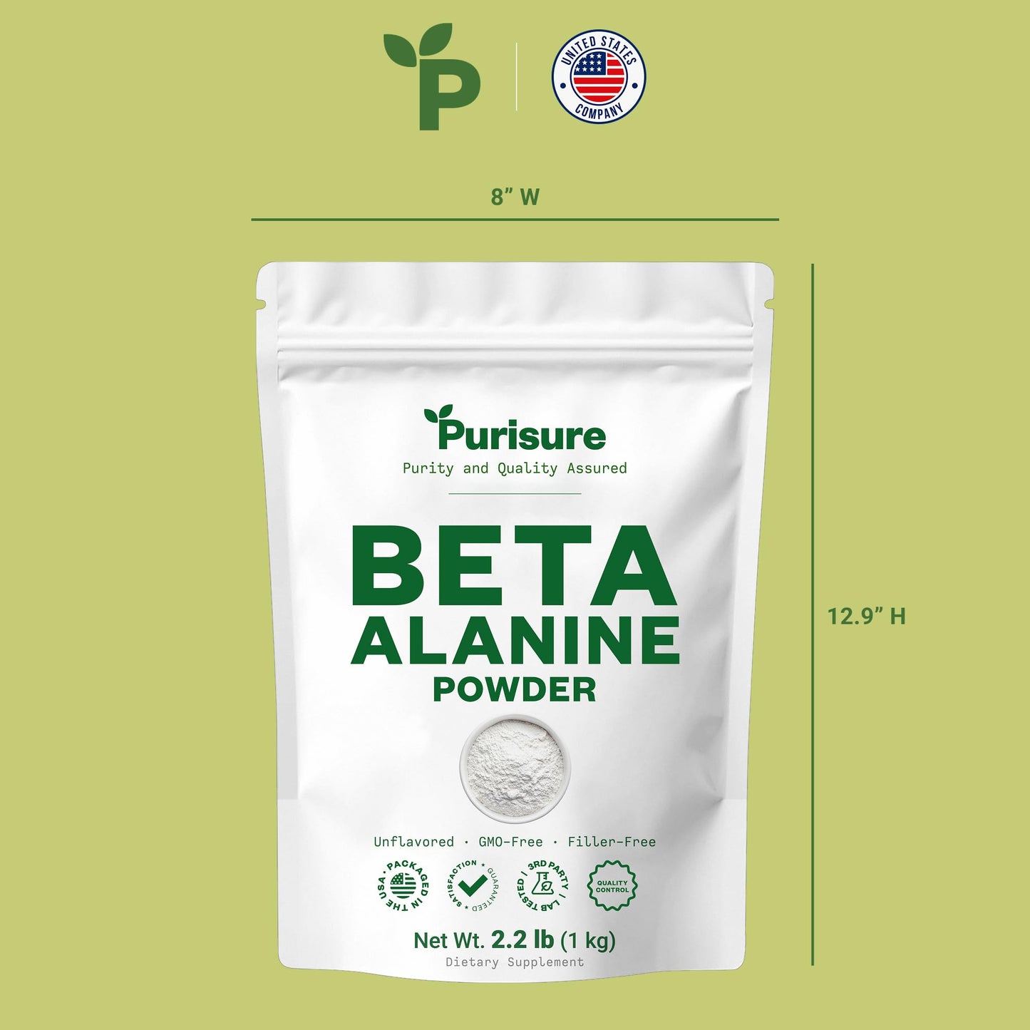 Purusure Beta Alanine Powder 35.3 oz