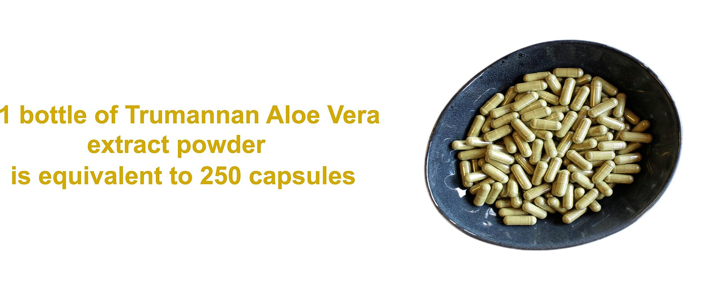 Trumannan Aloe Vera Extract Powder 40% Acemannan, 1.59 oz