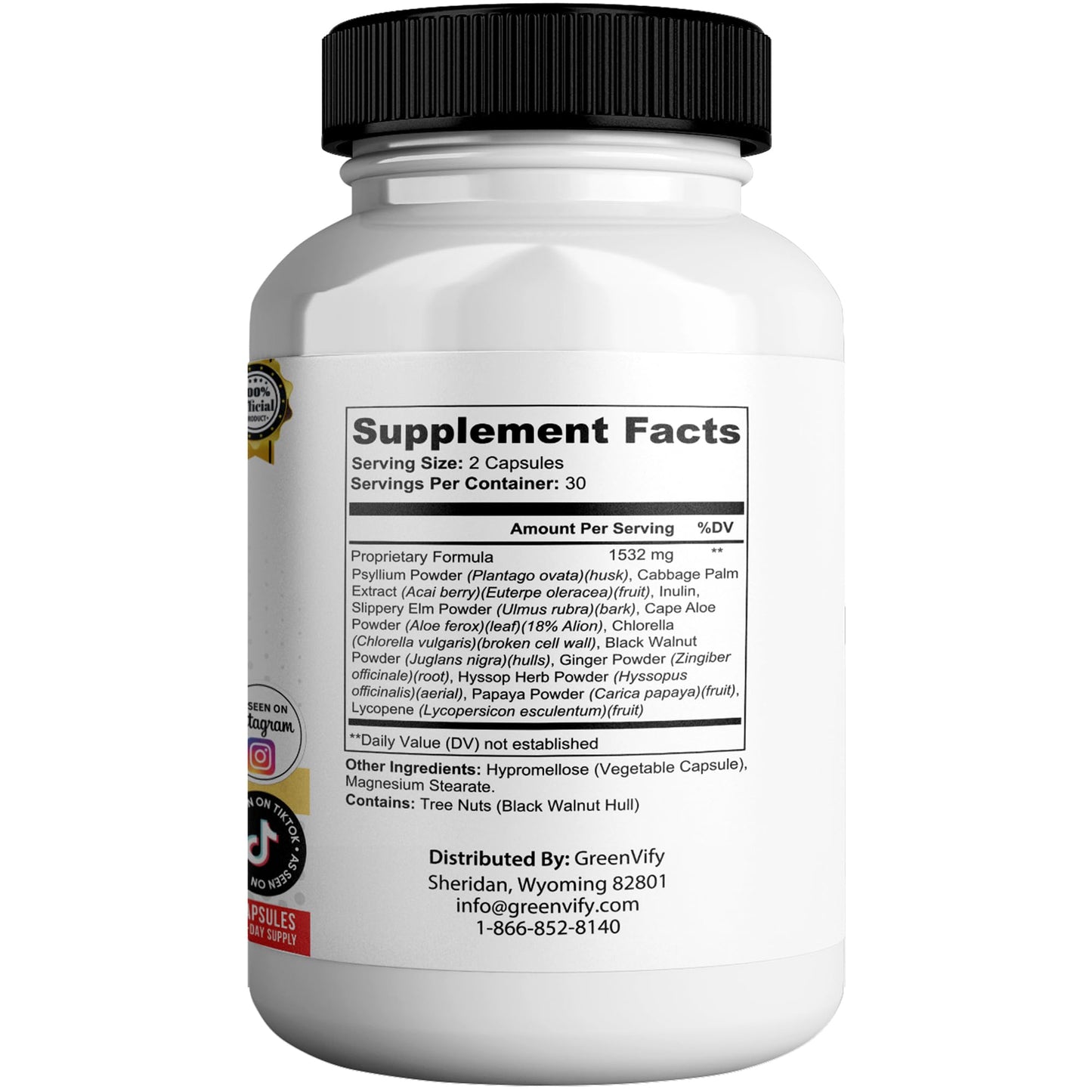 GREENVIFY Balloon Lean Max Maximum Strength Dietary Supplement Capsule, 60 Capsules