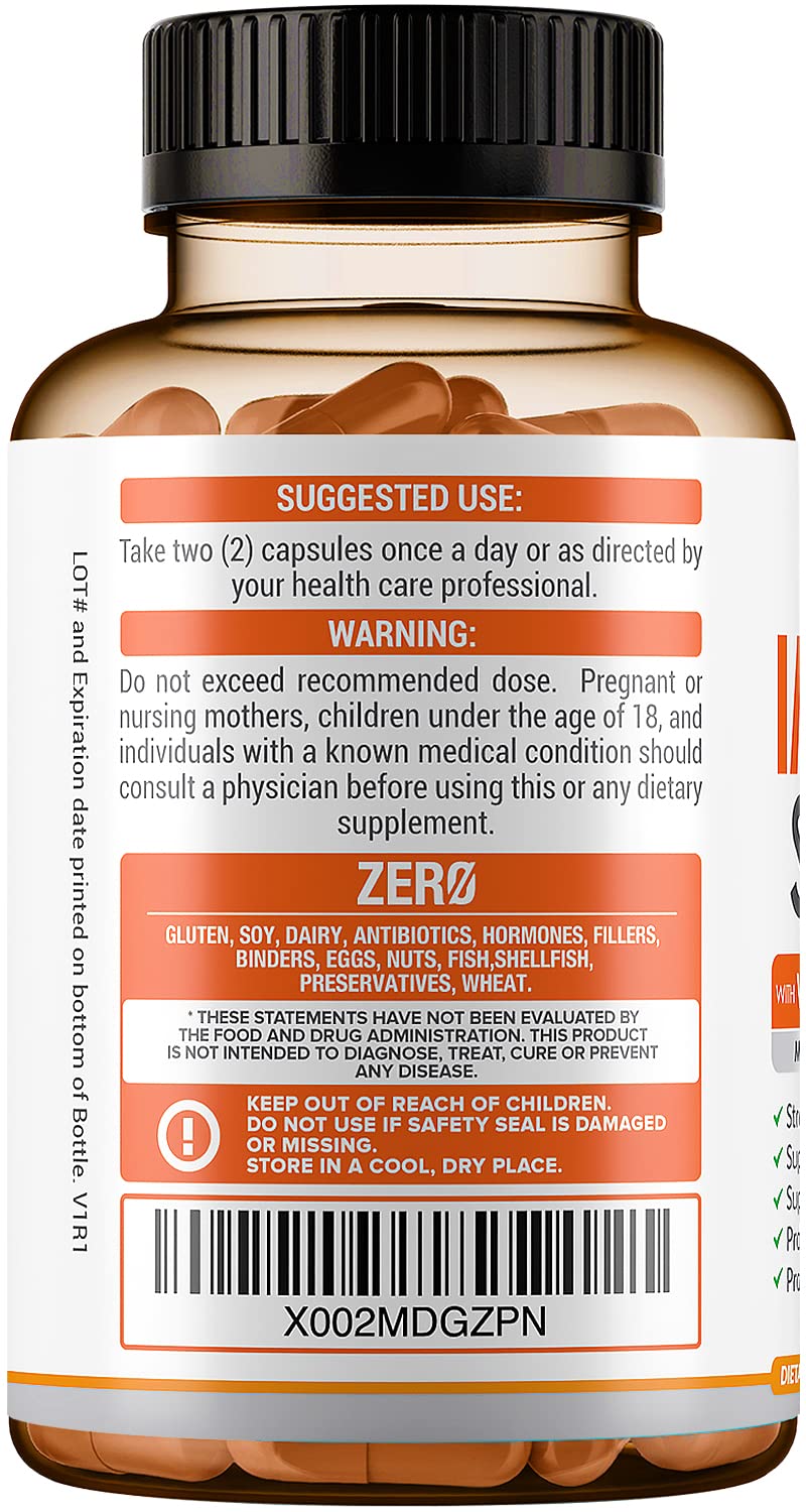 Rainbow Nutrients, LLC 10 in 1 Immune Support Supplement Capsules 120
