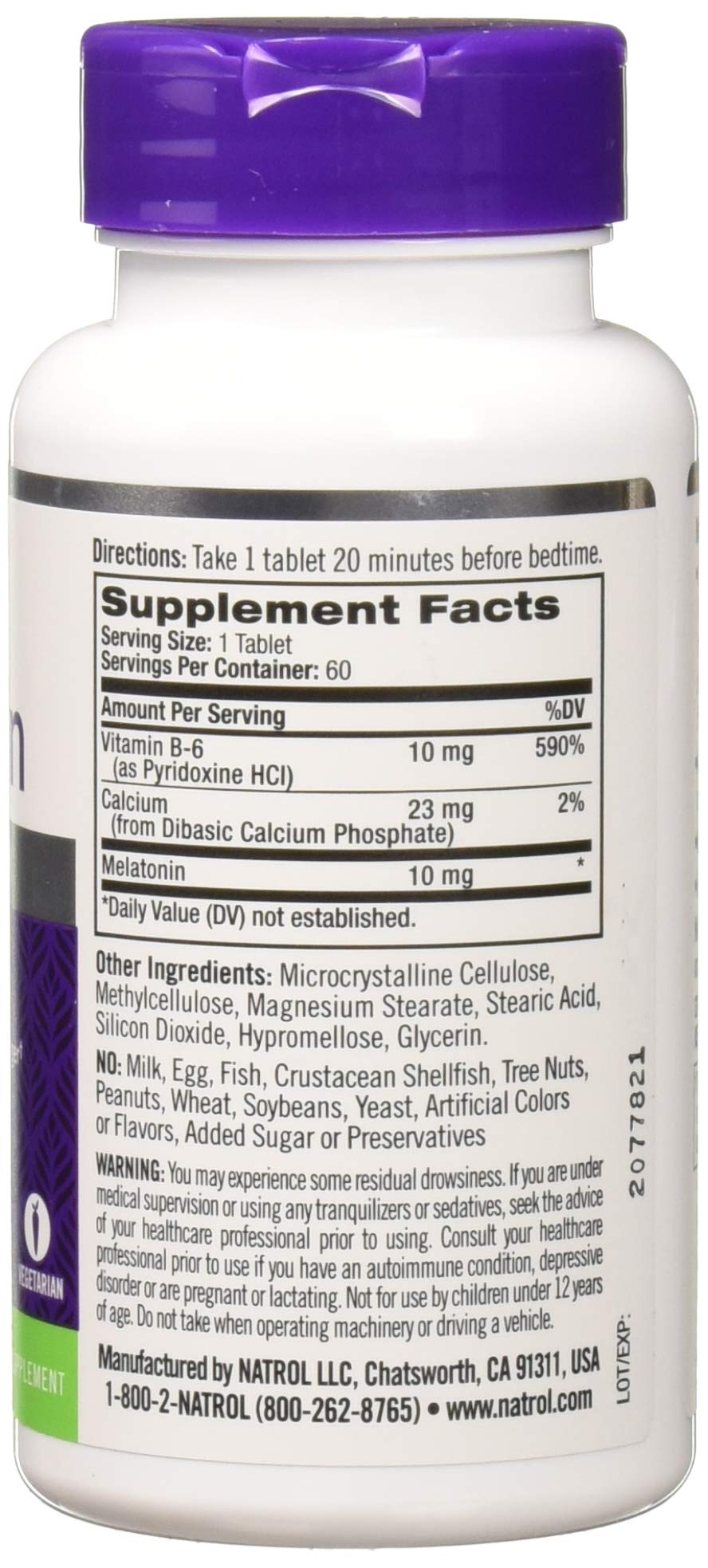 Xllent Advanced Sleep Melatonin Tablets, Maximum Strength 10 mg, 480 Tablets