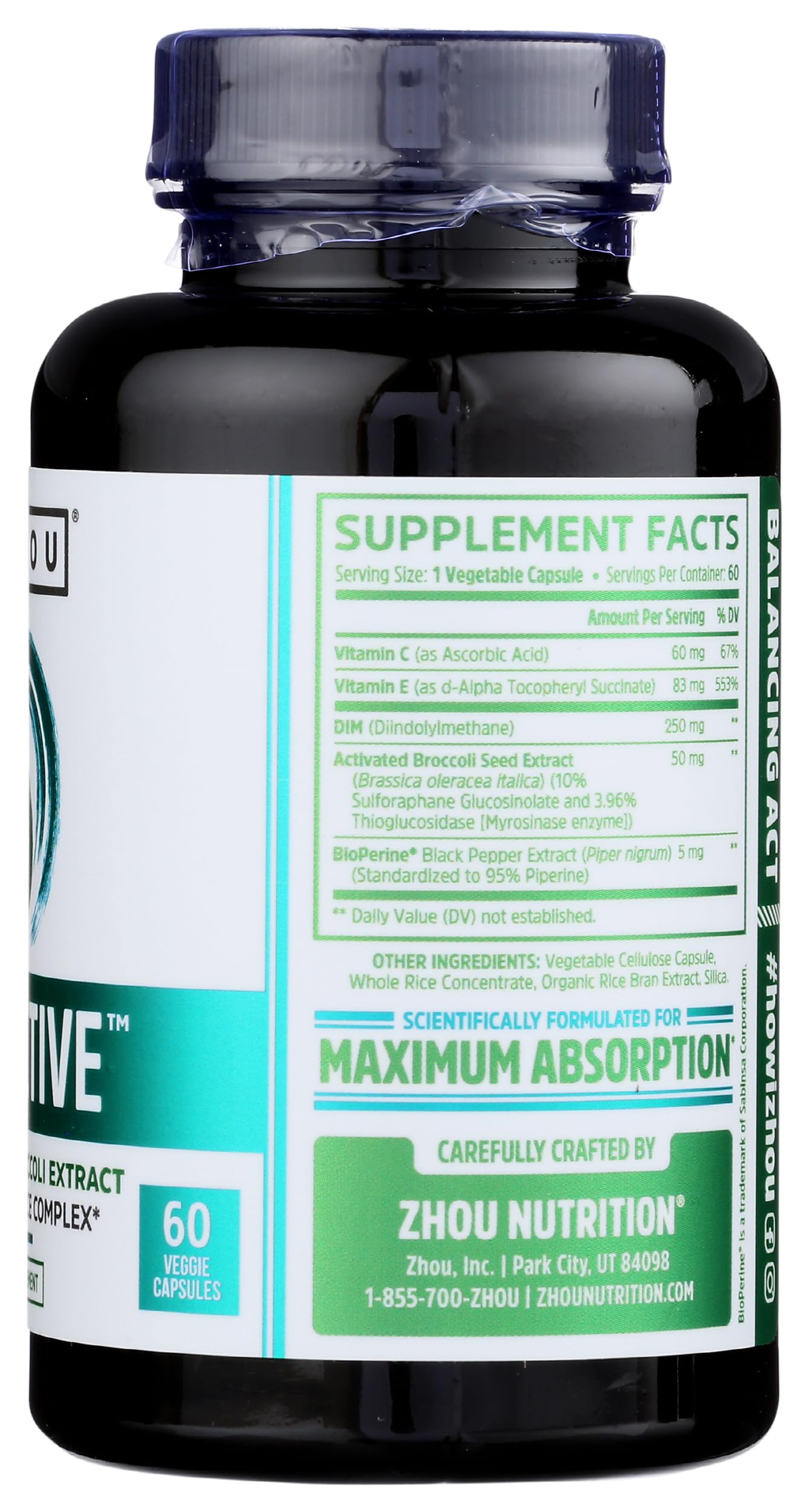 ZHOU Dim Active 60 Capsules